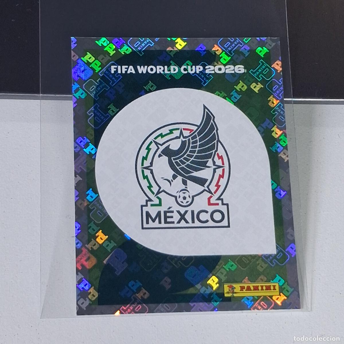 Cromos de F&uacute;tbol: A30 MEX 1 MEX1 ESCUDO LOGO BADGE M&Eacute;XICO MUNDIAL FIFA WORLD CUP 2026 STICKER PANINI