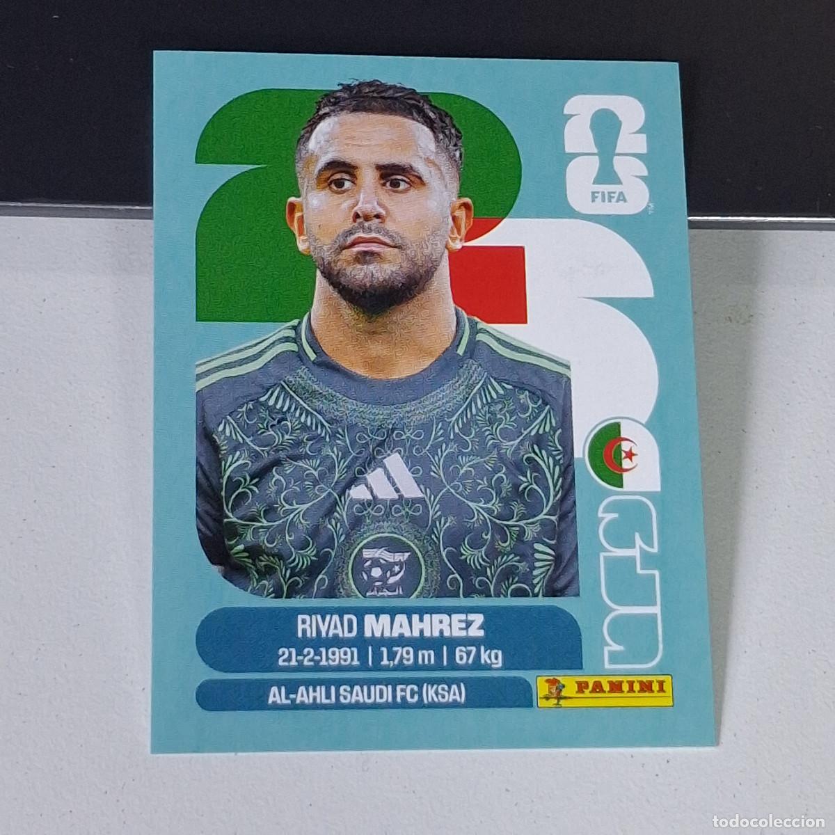 Cromos de F&uacute;tbol: A30 ALG15 RIYAD MAHREZ 15 ARGELIA ALG MUNDIAL FIFA WORLD CUP 2026 STICKER PANINI