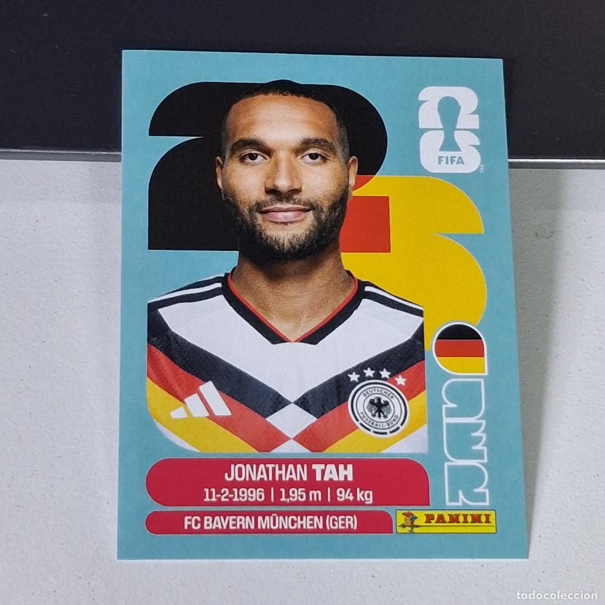 Fu&szlig;ball-Sticker: A30 GER3 JONATHAN TAH 3 ALEMANIA GERMANY GER MUNDIAL FIFA WORLD CUP 2026 STICKER PANINI