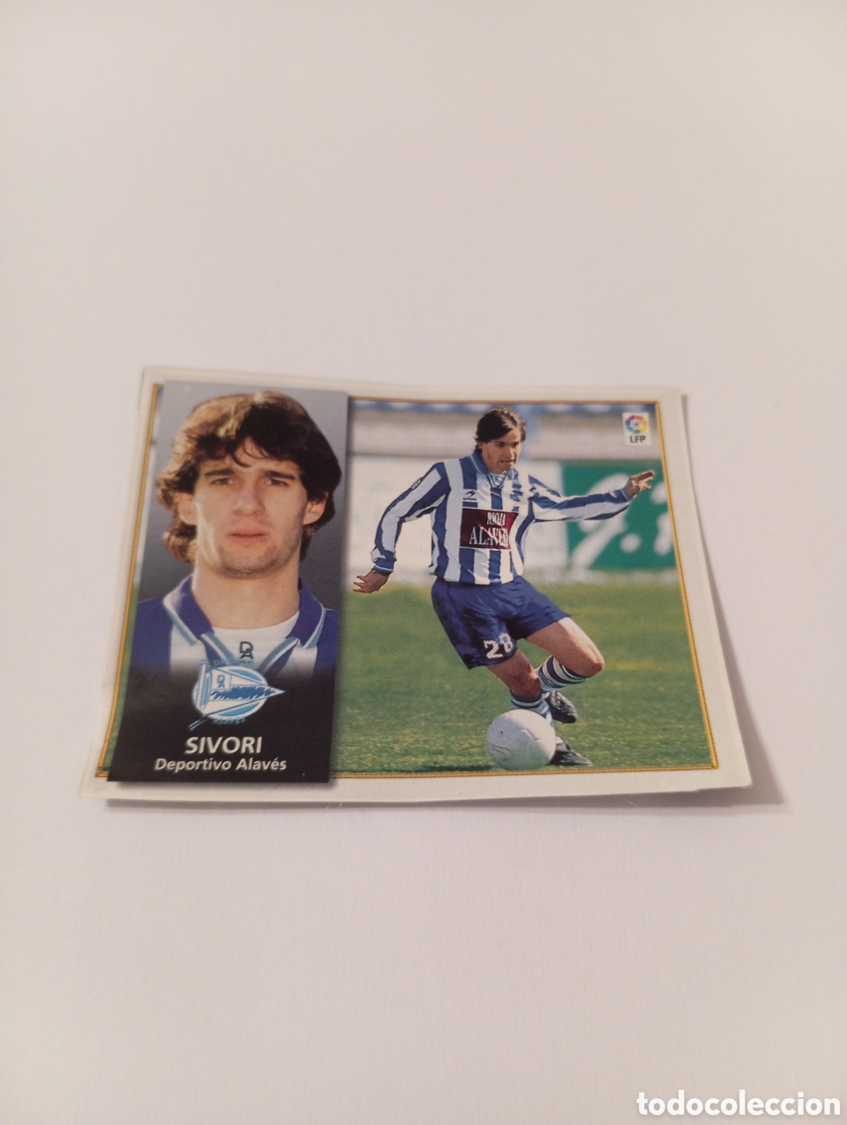 Fu&szlig;ball-Sticker: SIVORI Alav&eacute;s Liga Este 1998 1999 recortado 98 99