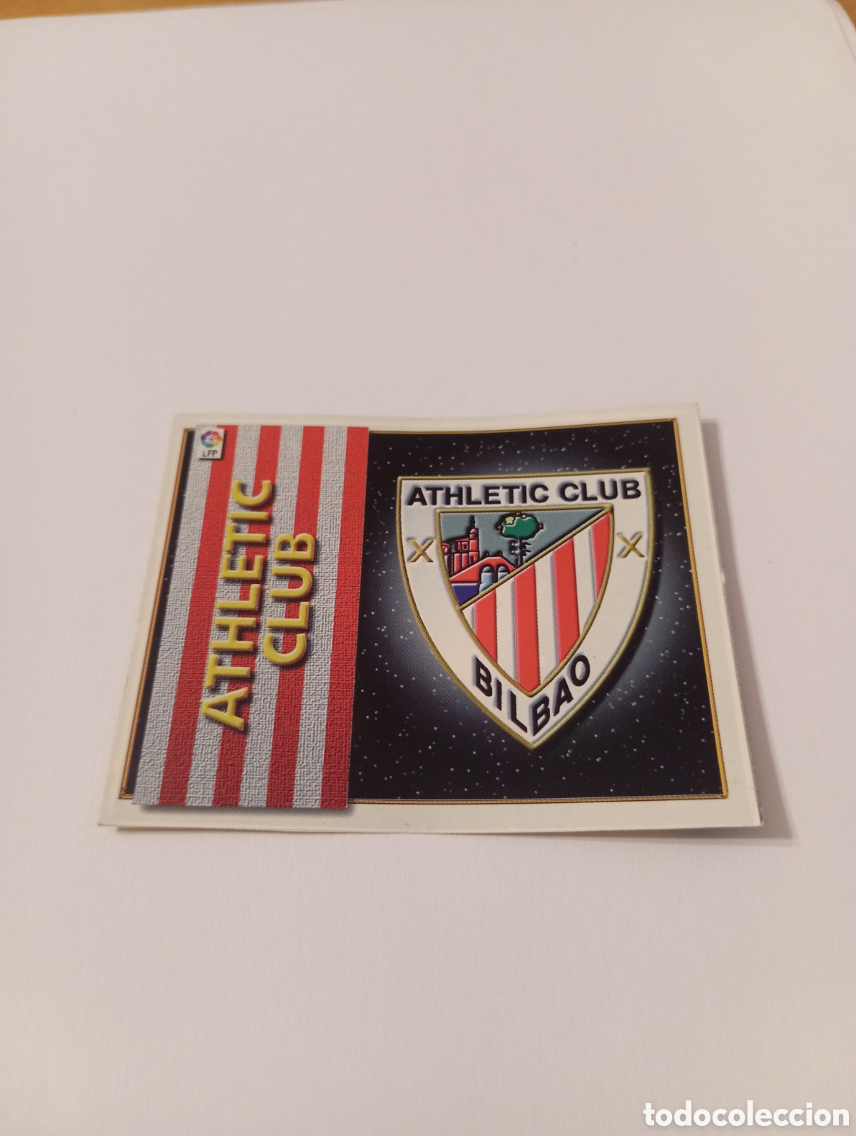 Fu&szlig;ball-Sticker: ESCUDO Athletic Club Liga Este 1998 1999 recortado 98 99