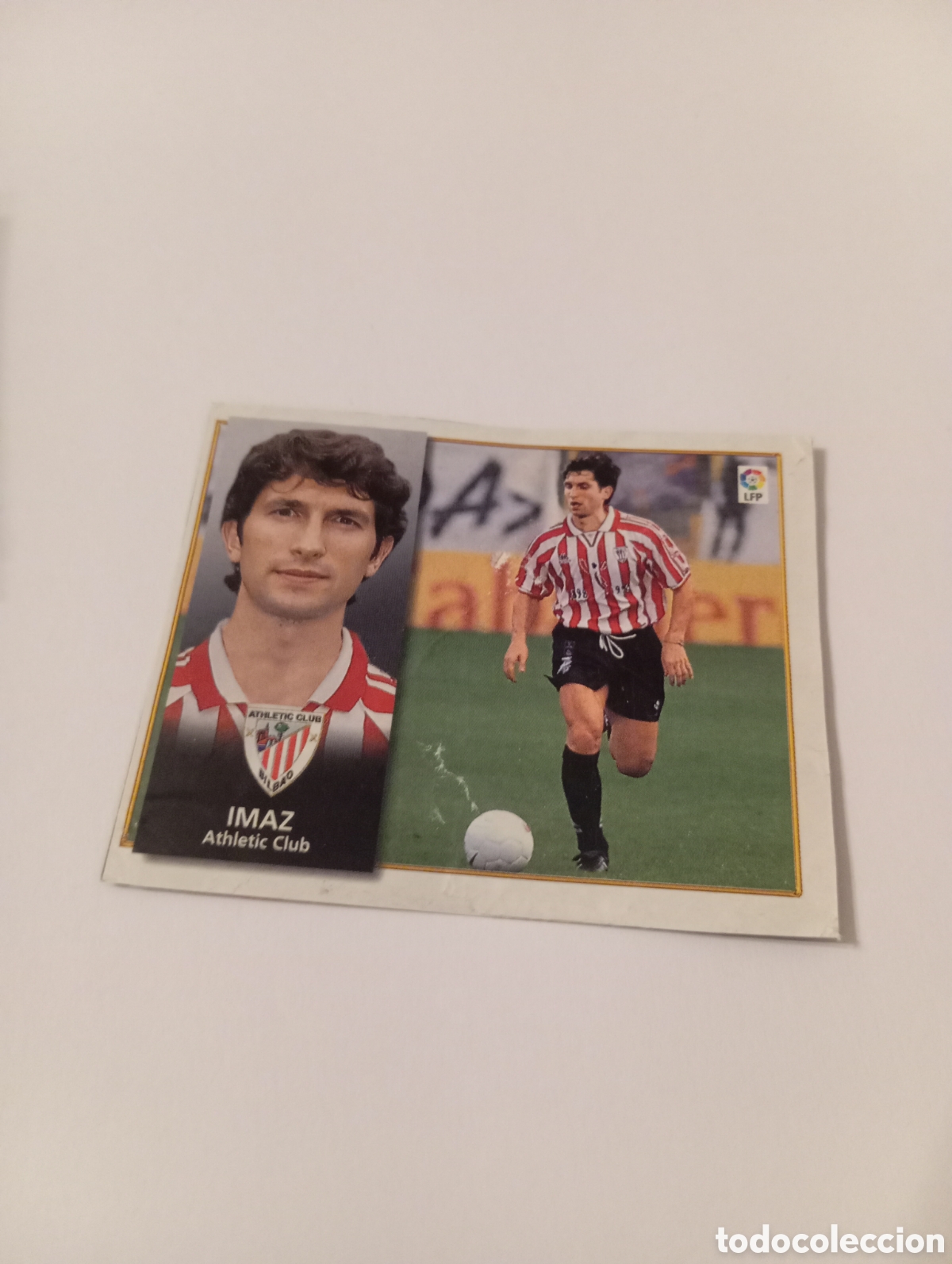 Figurine di Calcio: IMAZ Athletic Club Liga Este 1998 1999 recortado 98 99