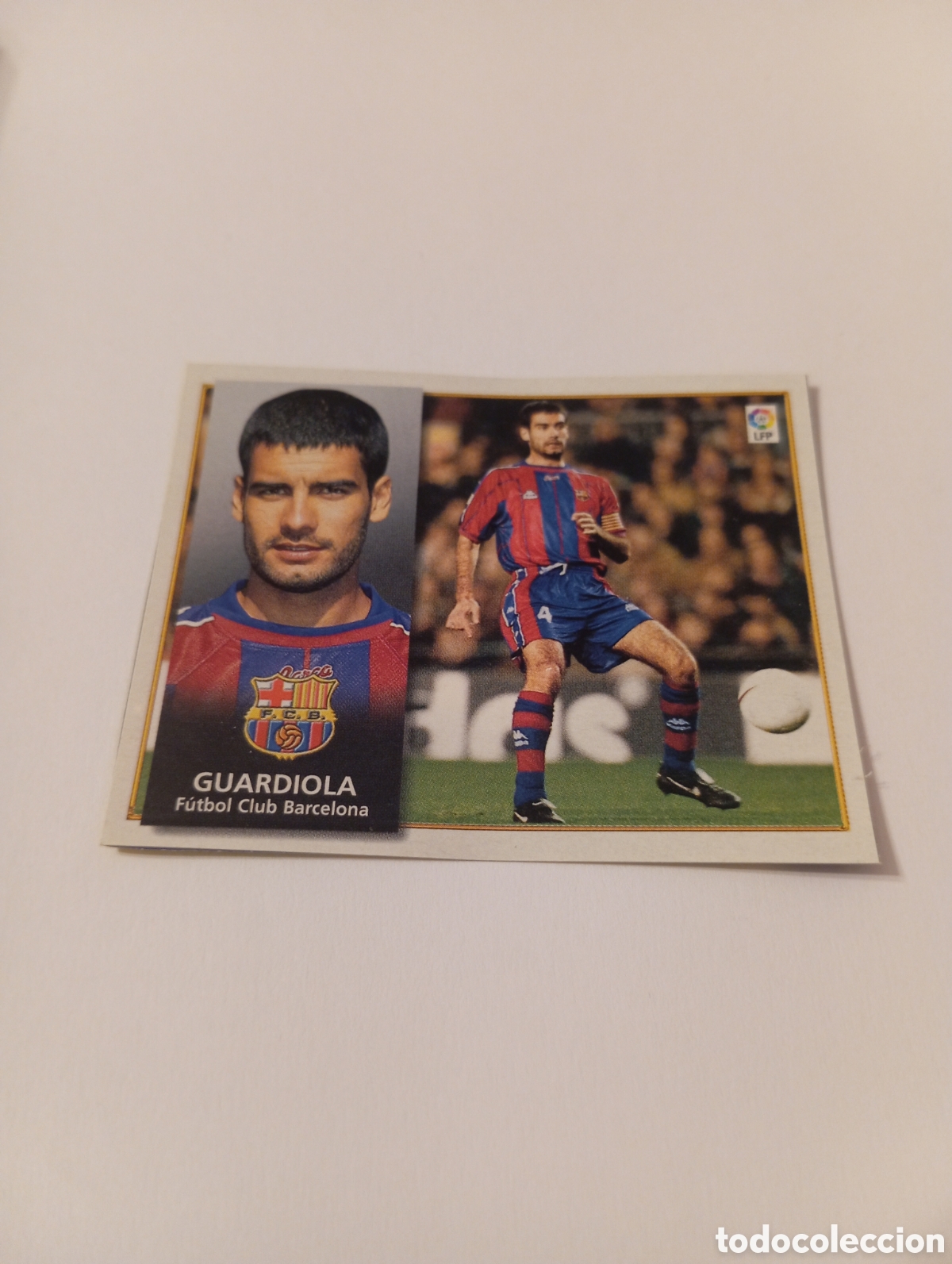 Figurine di Calcio: GUARDIOLA Barcelona Liga Este 1998 1999 recortado 98 99