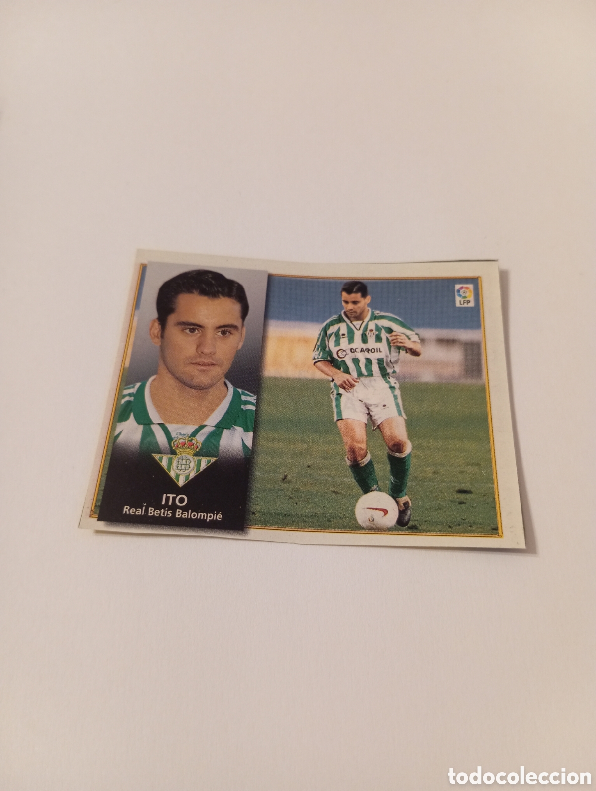Cromos de F&uacute;tbol: ITO Betis Liga Este 1998 1999 recortado 98 99