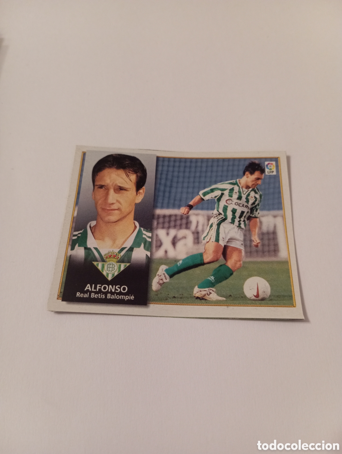 Cromos de F&uacute;tbol: ALFONSO Betis Liga Este 1998 1999 recortado 98 99