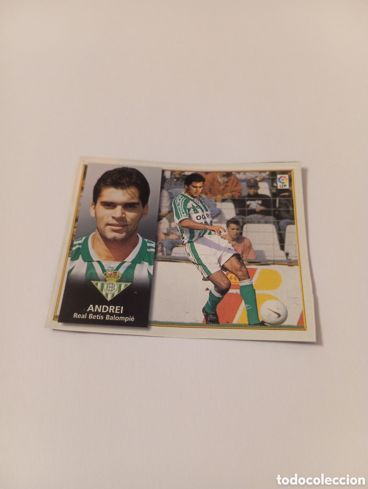 Cromos de F&uacute;tbol: ANDREI Betis Liga Este 1998 1999 recortado 98 99