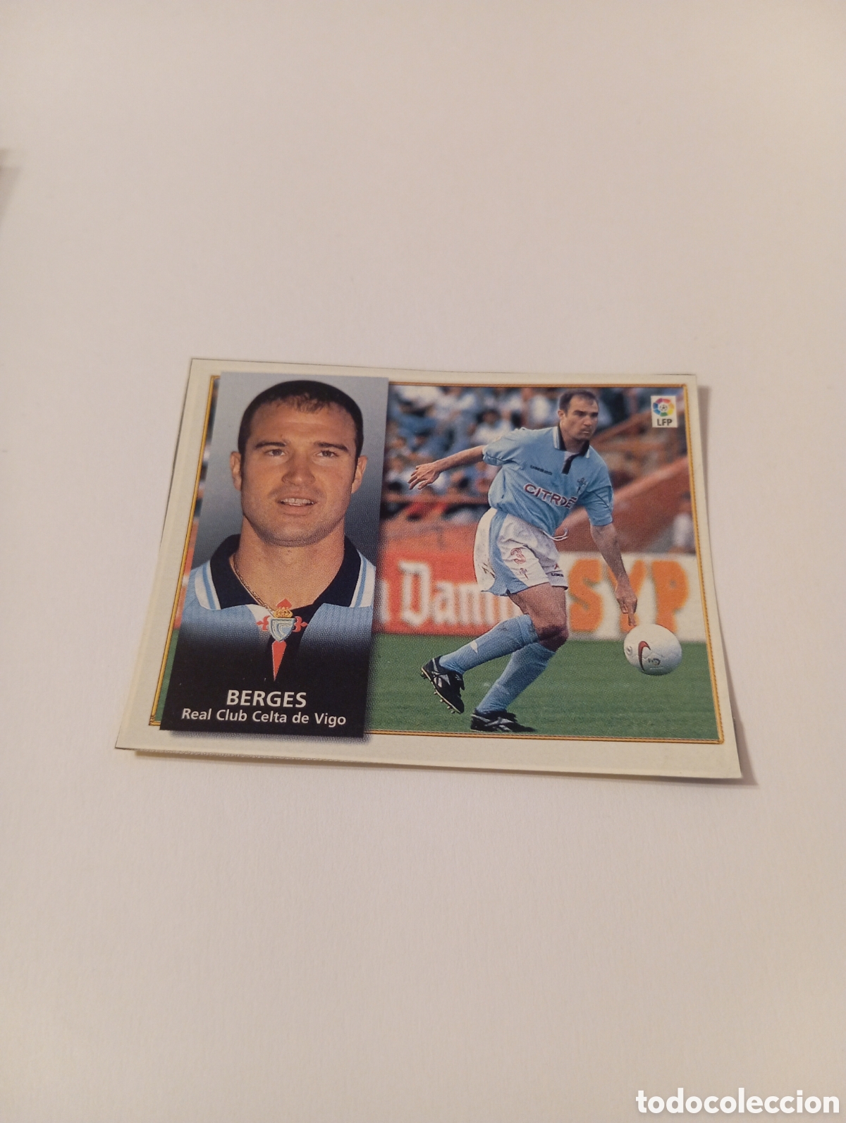 Cromos de F&uacute;tbol: BERGES Celta Liga Este 1998 1999 recortado 98 99