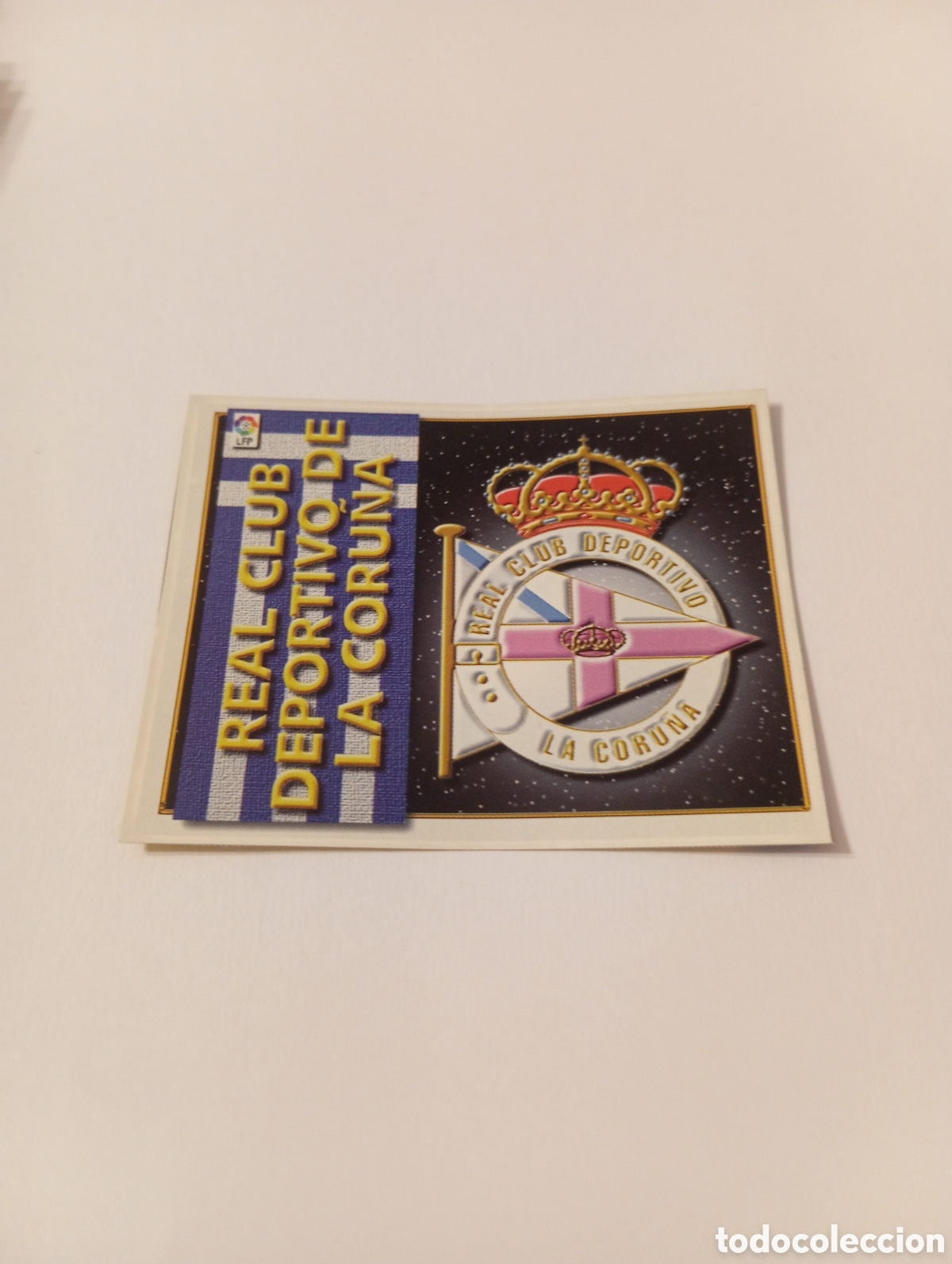 Cromos de F&uacute;tbol: ESCUDO Deportivo Liga Este 1998 1999 recortado 98 99