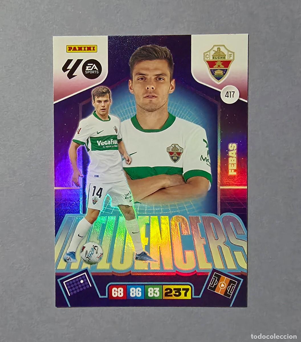 Cromos de F&uacute;tbol: 417 FEBAS (INFLUENCERS) - ELCHE - ADRENALYN XL 2025-26 - 25/26 (NUEVO)