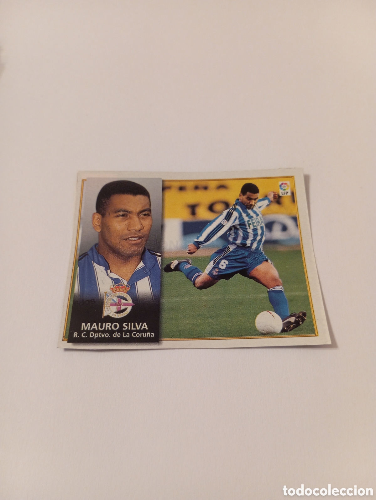 Cromos de F&uacute;tbol: MAURO SILVA Deportivo Liga Este 1998 1999 recortado 98 99