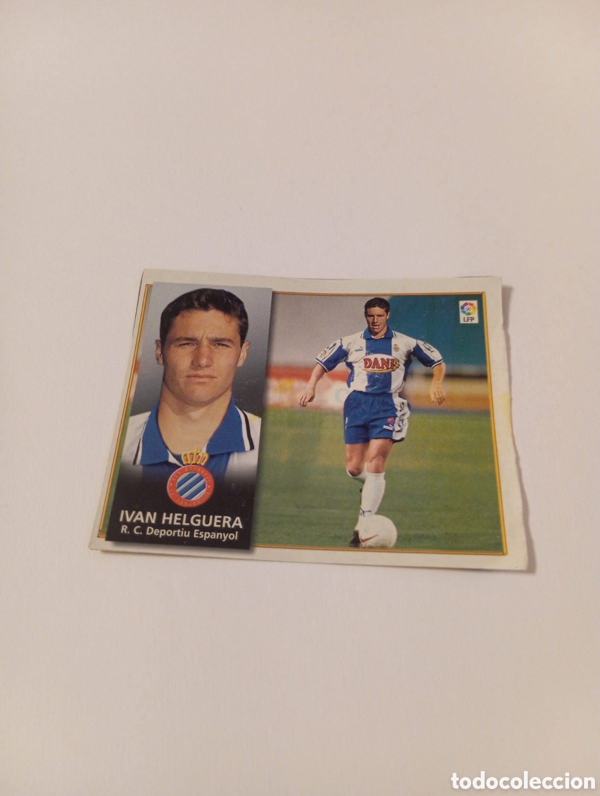 Cromos de F&uacute;tbol: IVAN HELGUERA Espanyol Espa&ntilde;ol Liga Este 1998 1999 recortado 98 99