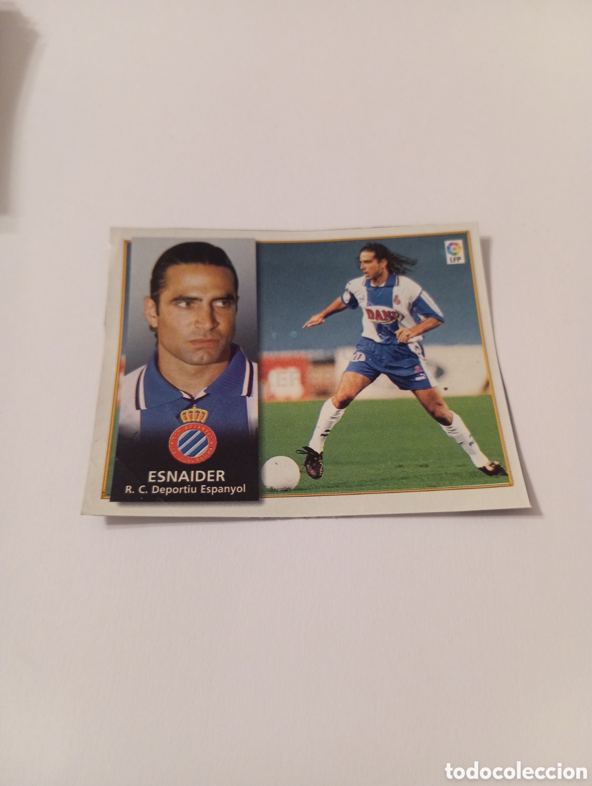 Cromos de F&uacute;tbol: ESNAIDER Espanyol Espa&ntilde;ol Liga Este 1998 1999 recortado 98 99