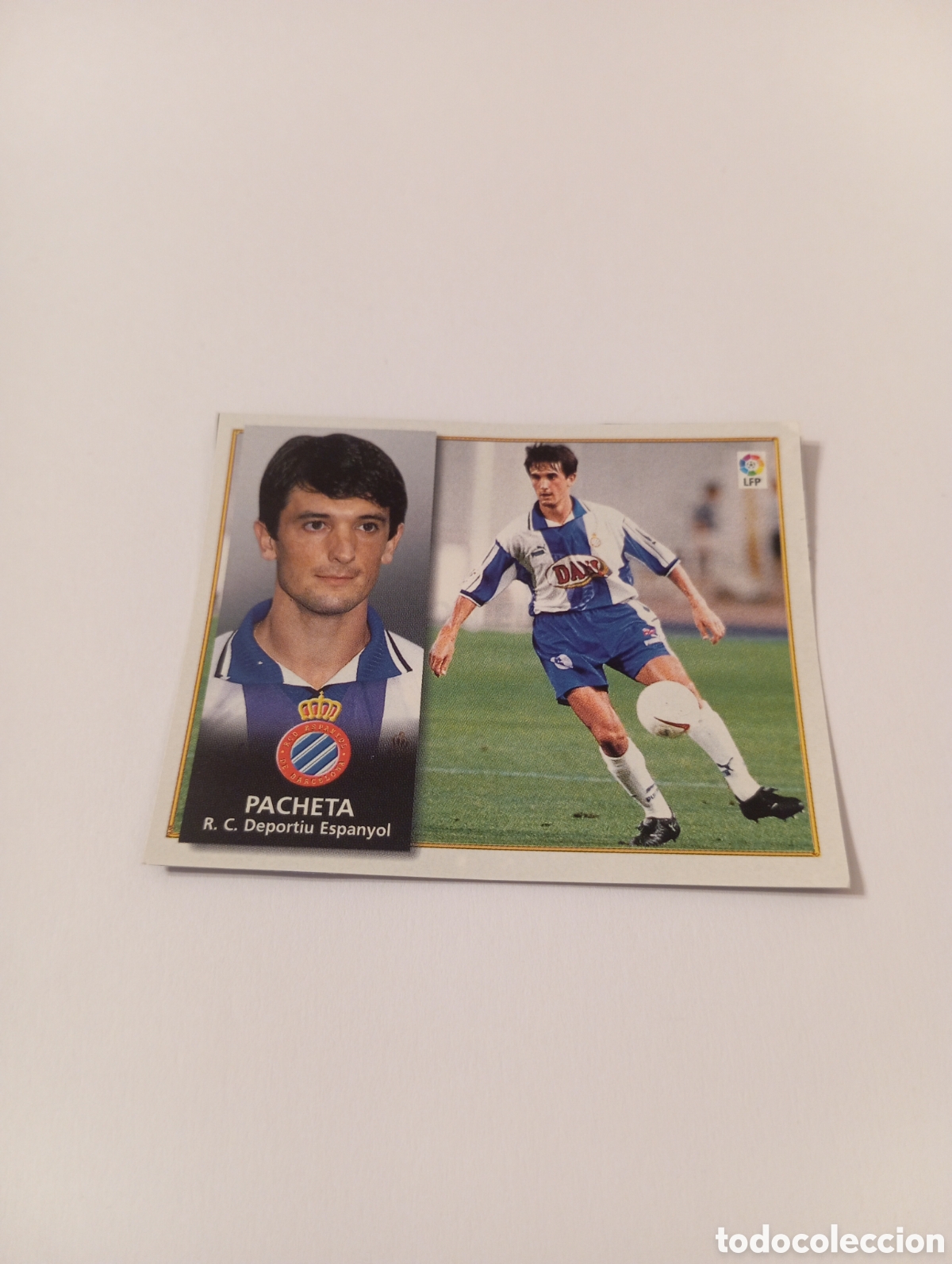 Cromos de F&uacute;tbol: PACHETA Espanyol Espa&ntilde;ol Liga Este 1998 1999 recortado 98 99