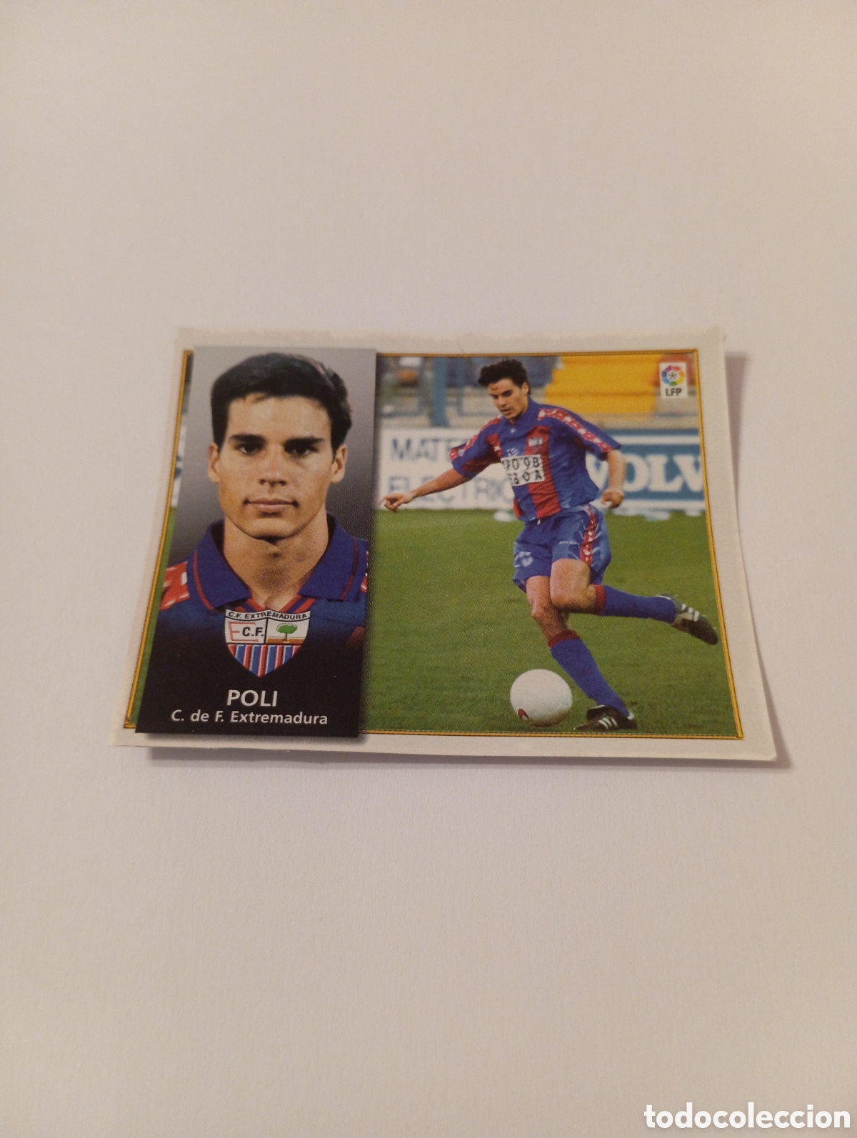 Cromos de F&uacute;tbol: POLI Extremadura Liga Este 1998 1999 recortado 98 99
