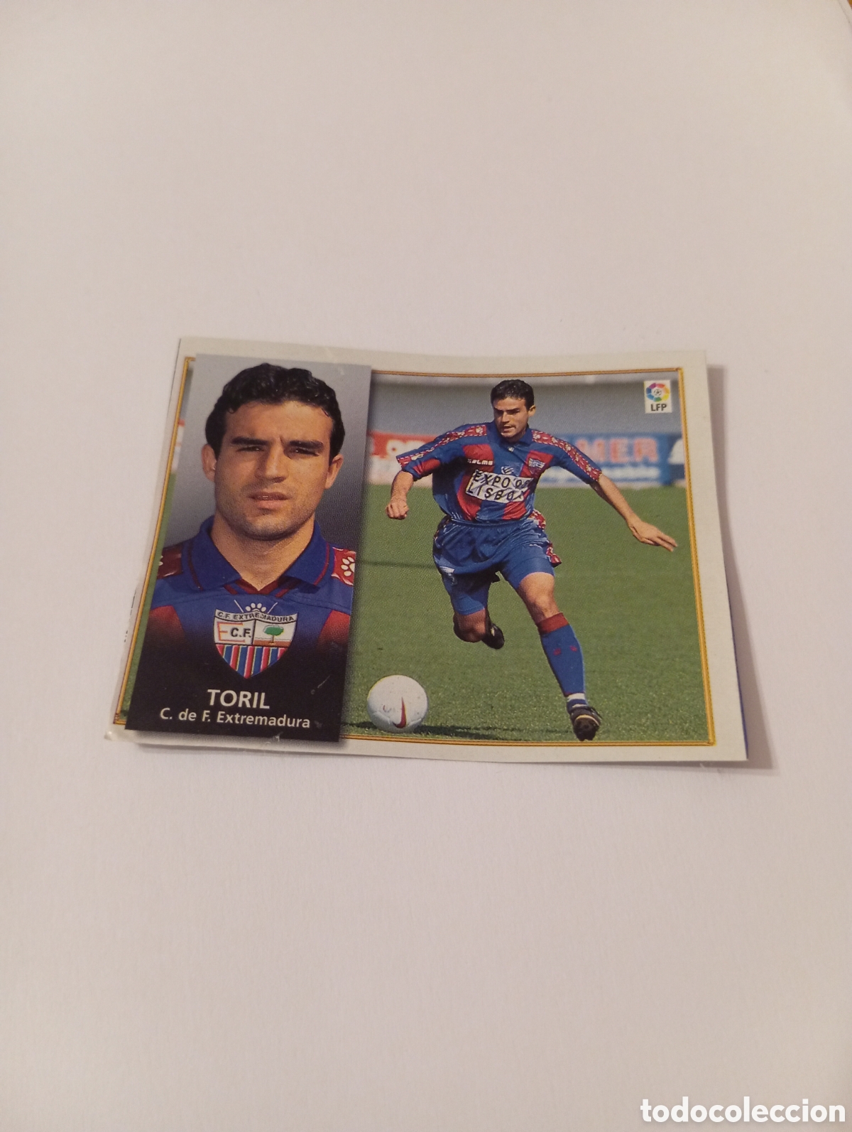 Cromos de F&uacute;tbol: TORIL Extremadura Liga Este 1998 1999 recortado 98 99