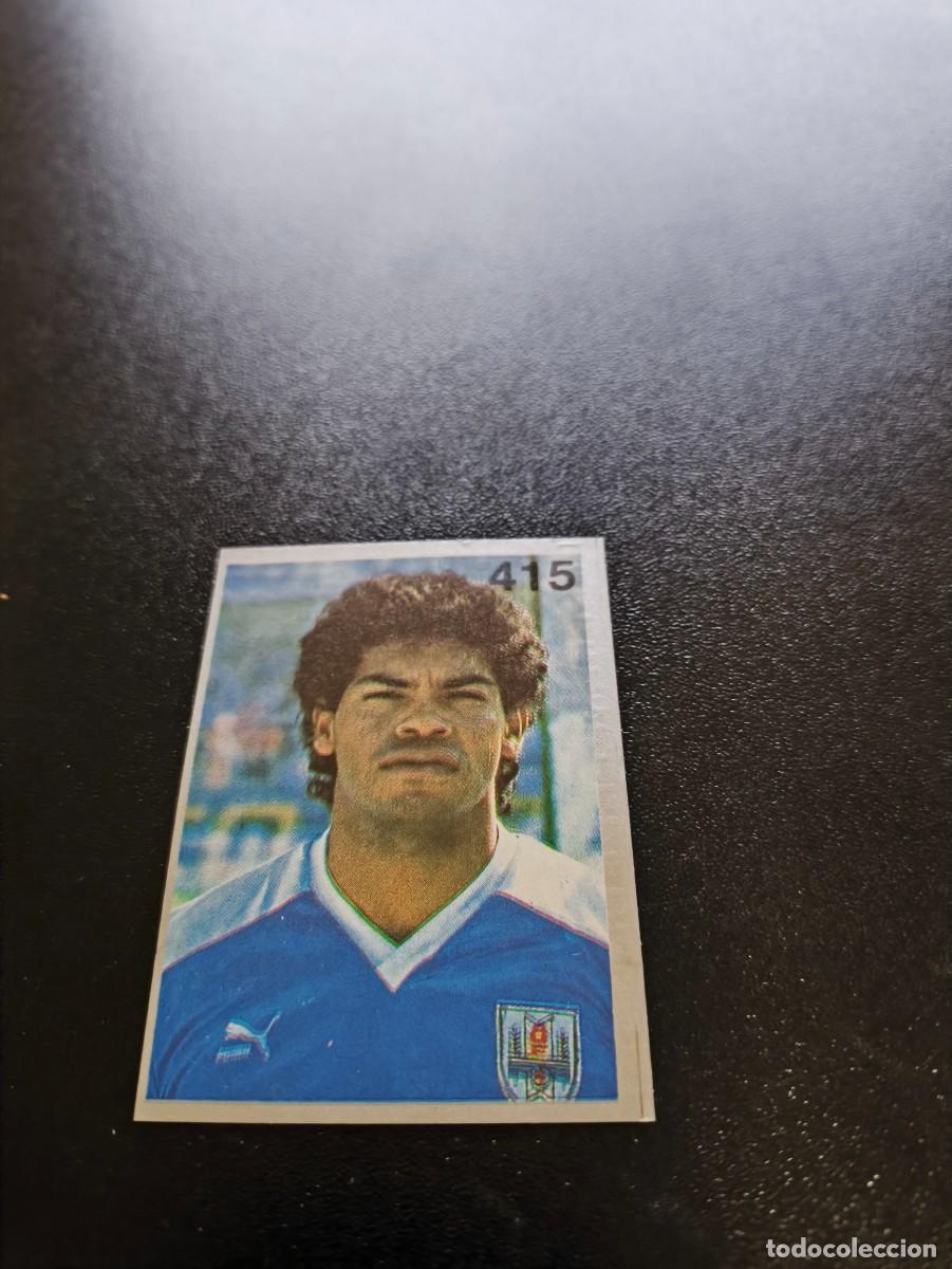 Fu&szlig;ball-Sticker: 415 JOSE PINTOS URUGUAY REYAUCA MUNDIAL ITALIA 1990 WORLD CUP NO ESTE PANINI