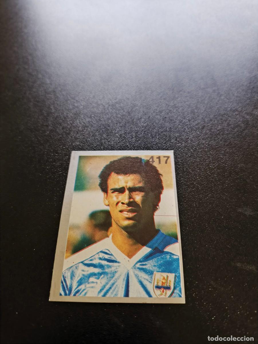 Fu&szlig;ball-Sticker: 417 GABRIEL CORREA VALLADOLID URUGUAY REYAUCA MUNDIAL ITALIA 1990 WORLD CUP NO ESTE PANINI