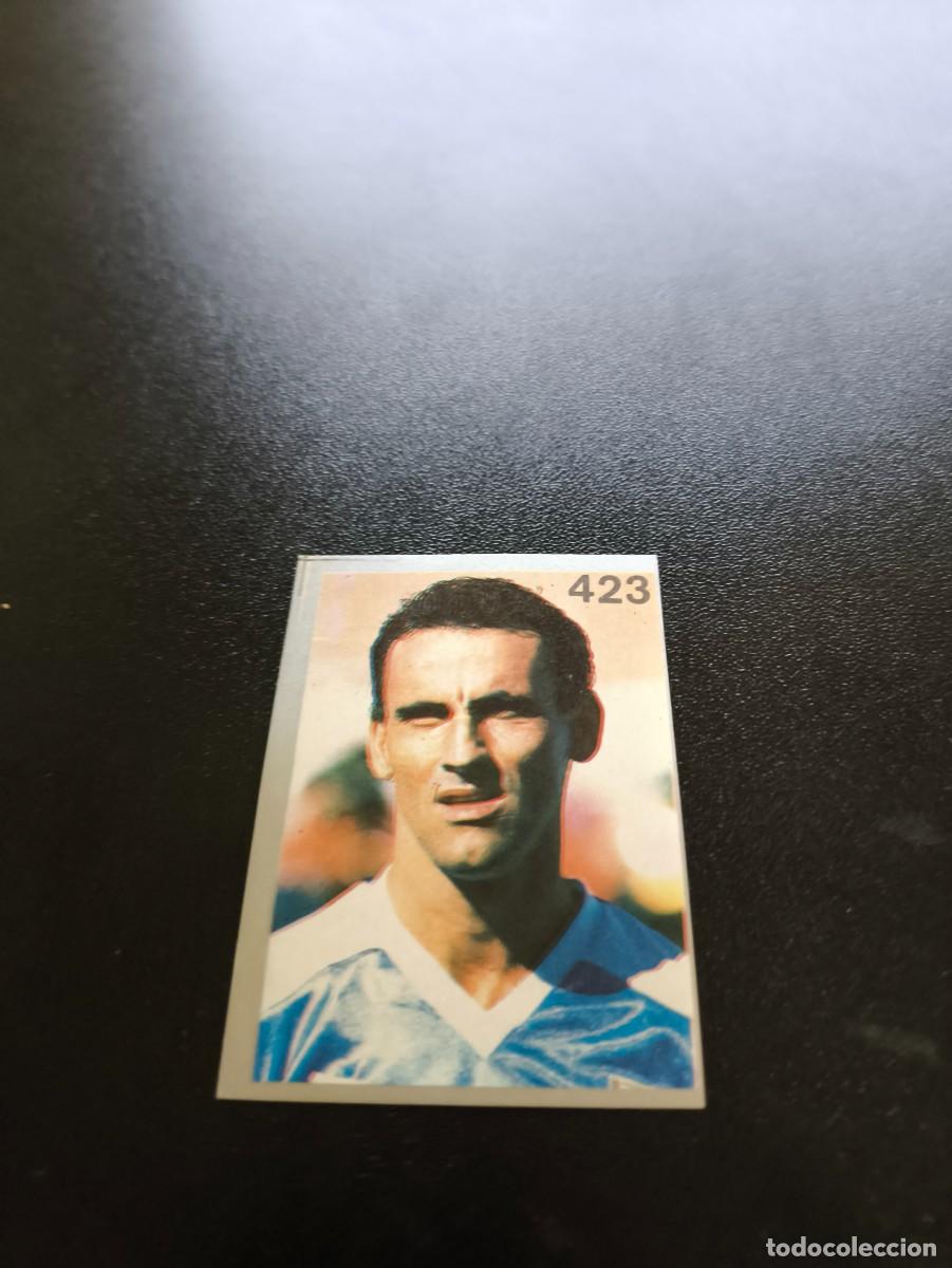Football Stickers: 423 ANTONIO ALZAMENDI GIJON LOGRO&Ntilde;ES URUGUAY REYAUCA MUNDIAL ITALIA 1990 WORLD CUP NO ESTE PANINI