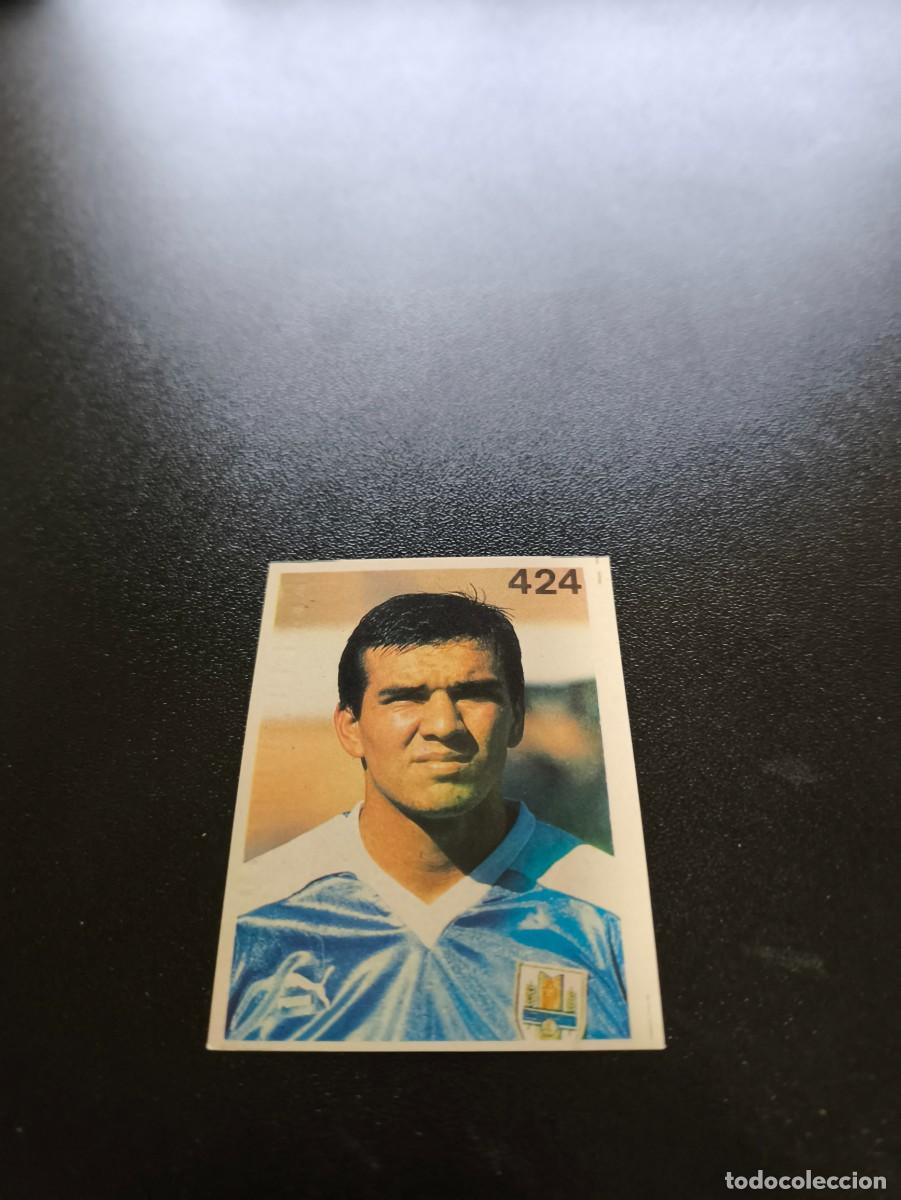 Football Stickers: 424 RUBEN SOSA ZARAGOZA LOGRO&Ntilde;ES URUGUAY REYAUCA MUNDIAL ITALIA 1990 WORLD CUP NO ESTE PANINI