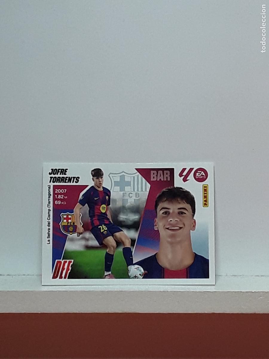 Cromos de F&uacute;tbol: LALIGA ESTE 2025 2026 EA SPORTS 25 26 ALBUM PANINI LIGA N 7BIS 7 BIS BARCELONA JOFRE TORRENTS