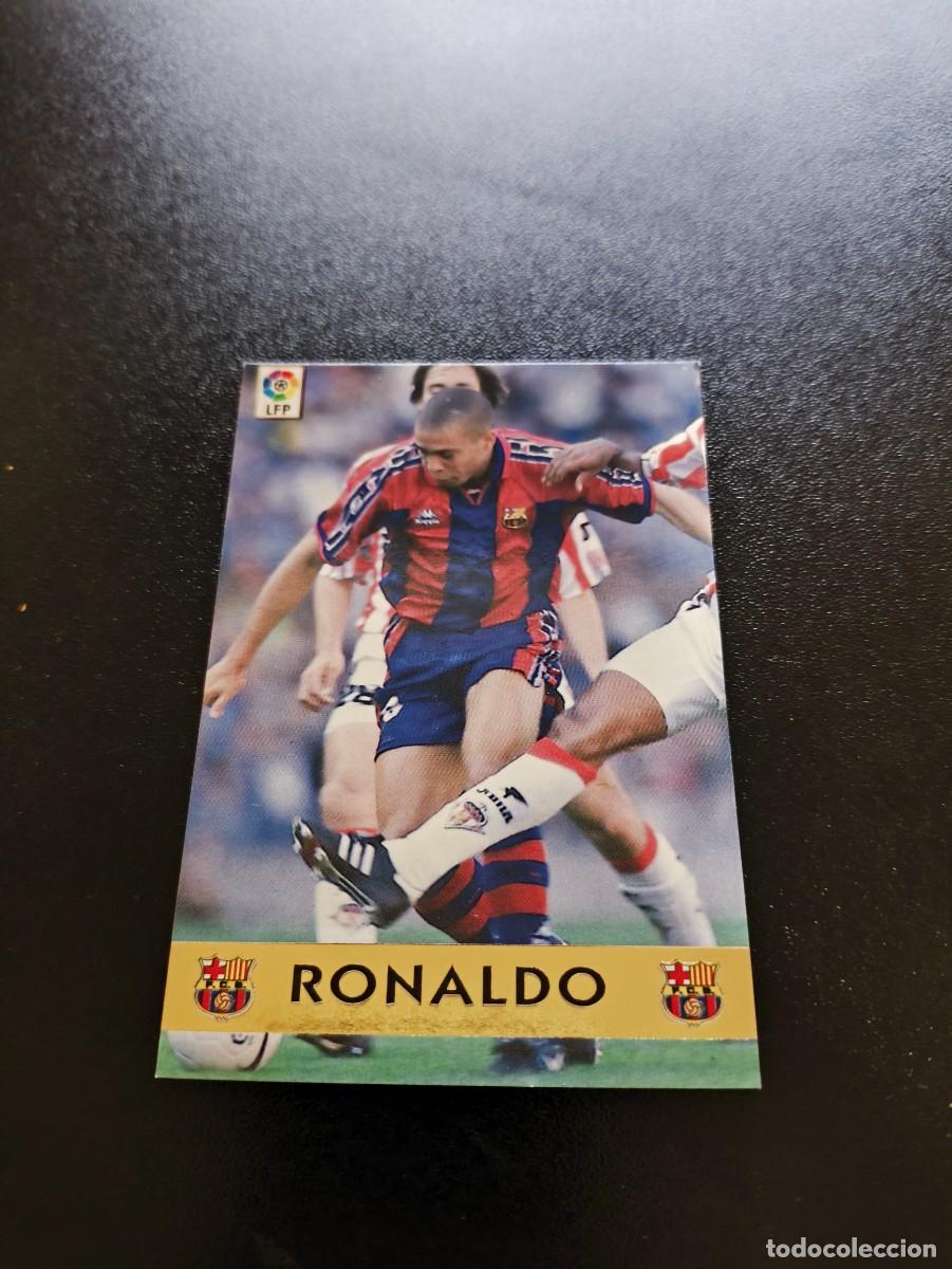 Cromos de F&uacute;tbol: 444 RONALDO TROFEO PICHICHI F.C. BARCELONA MUNDICROMO LIGA FUTBOL 1997 1998 97 98 NO PANINI ESTE