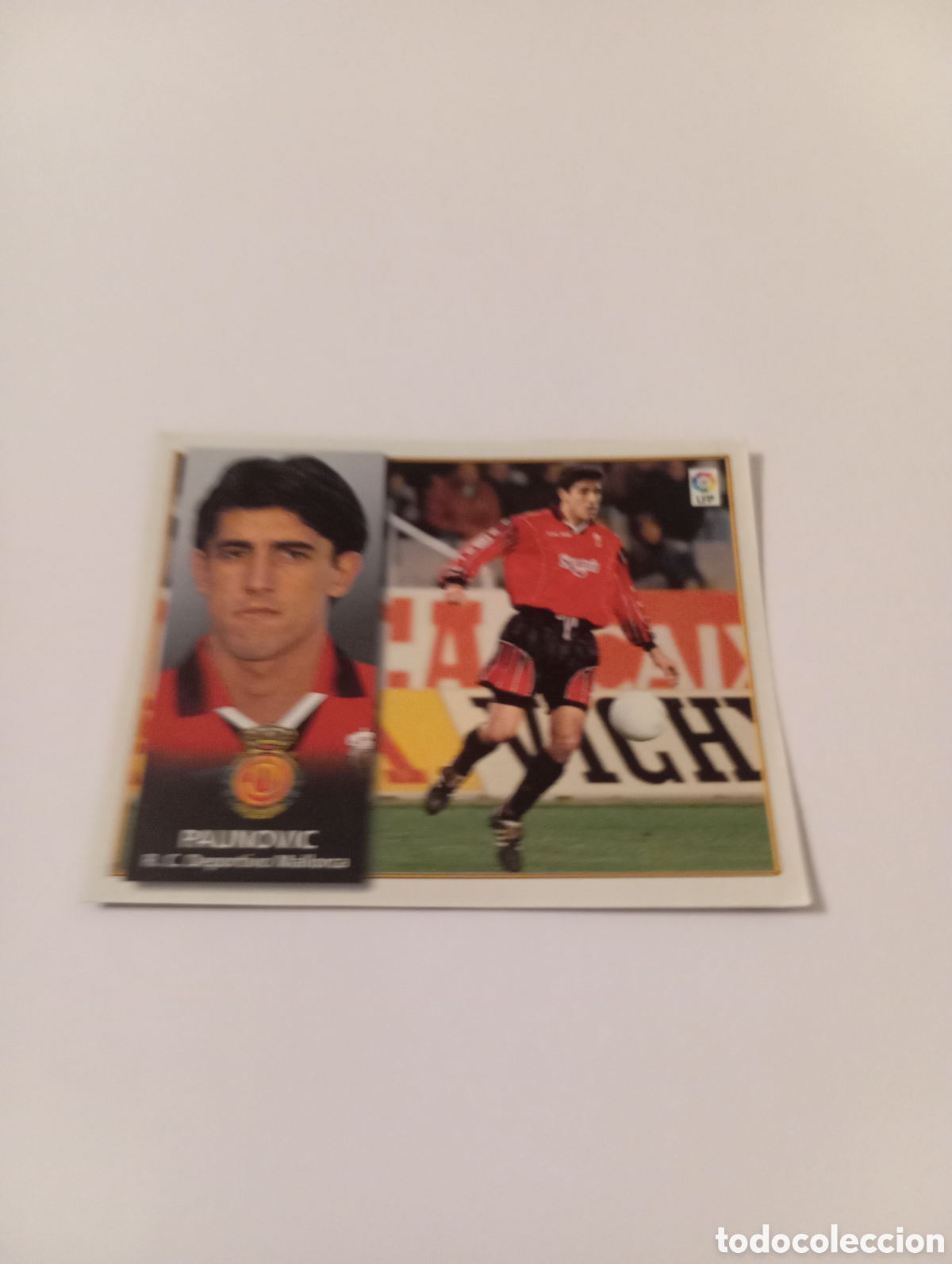 Cromos de F&uacute;tbol: PAUNOVIC Mallorca Liga Este 1998 1999 recortado 98 99