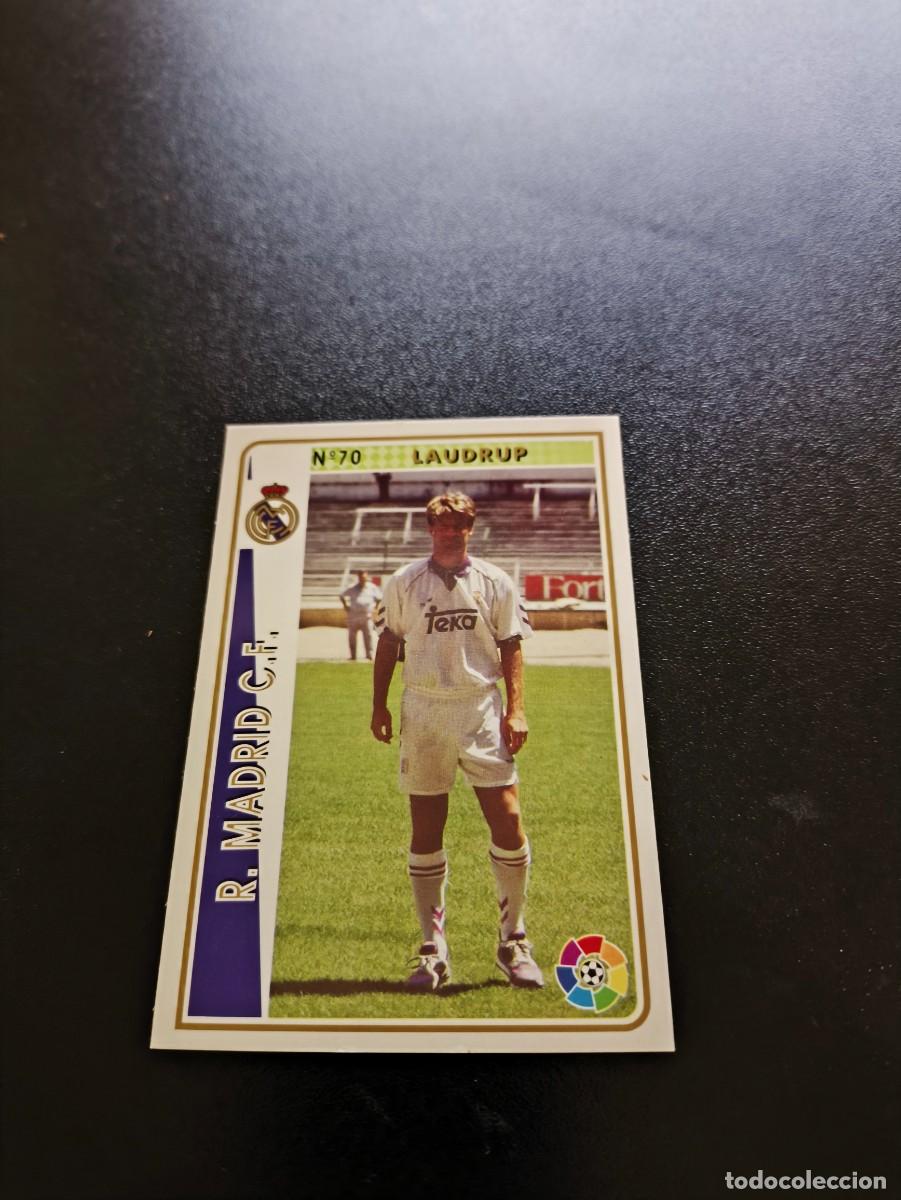 Cromos de F&uacute;tbol: 70 LAUDRUP REAL MADRID DENMARK DINAMARCA MUNDICROMO FICHAS LIGA 1994 1995 94 95 NO PANINI ESTE