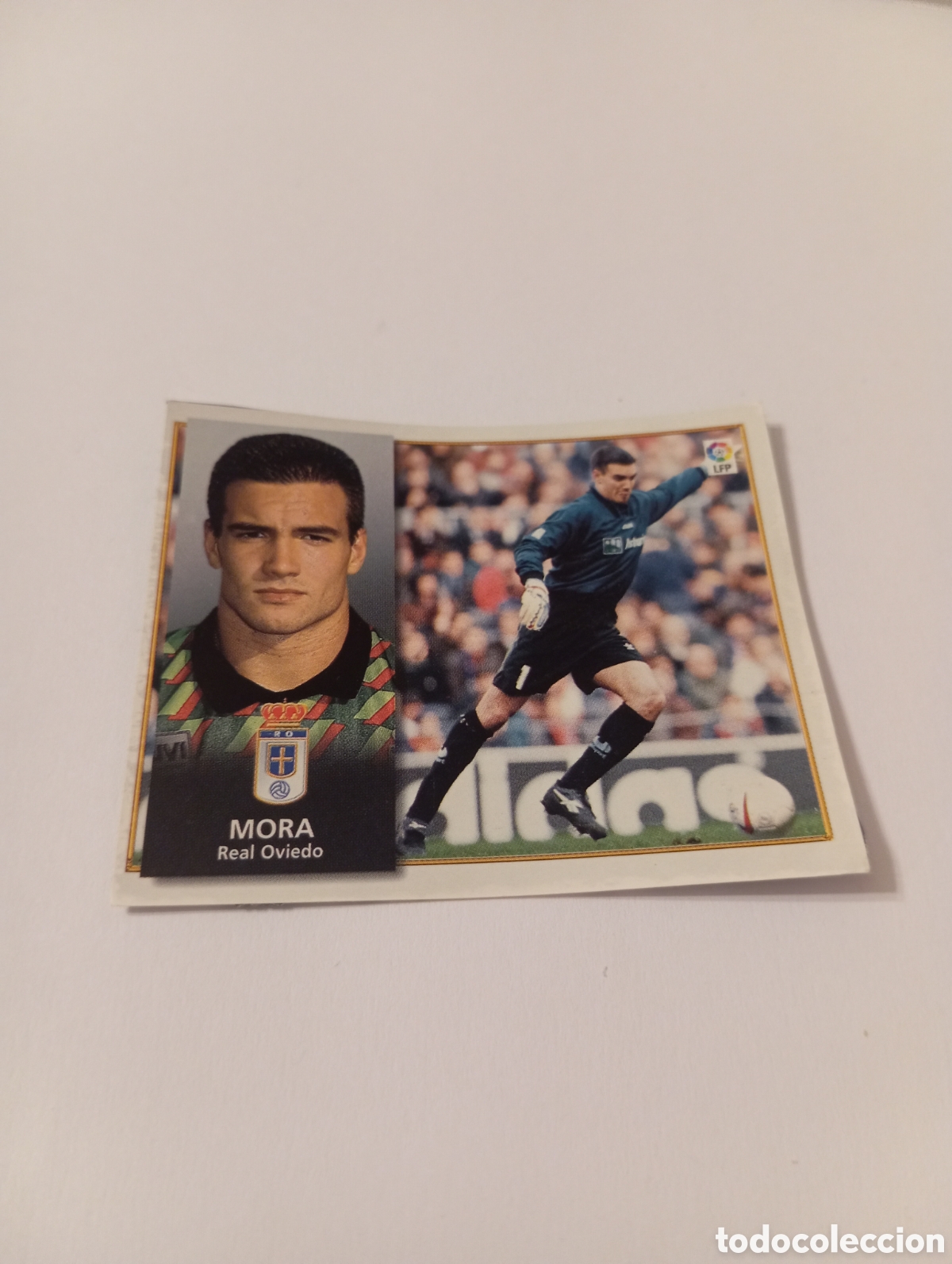 Cromos de F&uacute;tbol: MORA Oviedo Liga Este 1998 1999 recortado 98 99