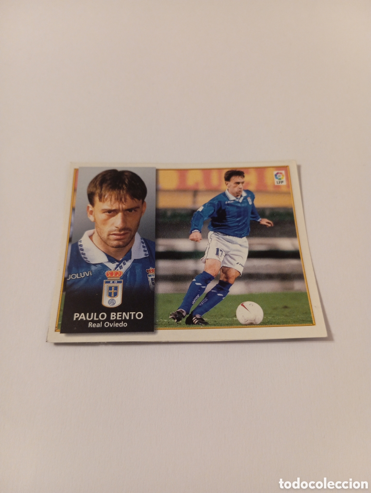 Cromos de F&uacute;tbol: PAULO BENTO Oviedo Liga Este 1998 1999 recortado 98 99