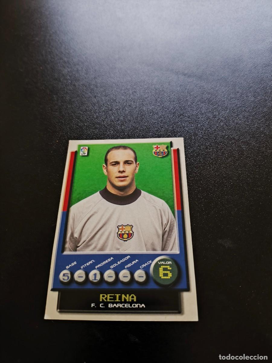 Cromos de F&uacute;tbol: 42 PEPE REINA ROOKIE STICKER CARD FC BARCELONA SUPERLIGA 2001 2002 PANINI NO ESTE MEGACRACKS