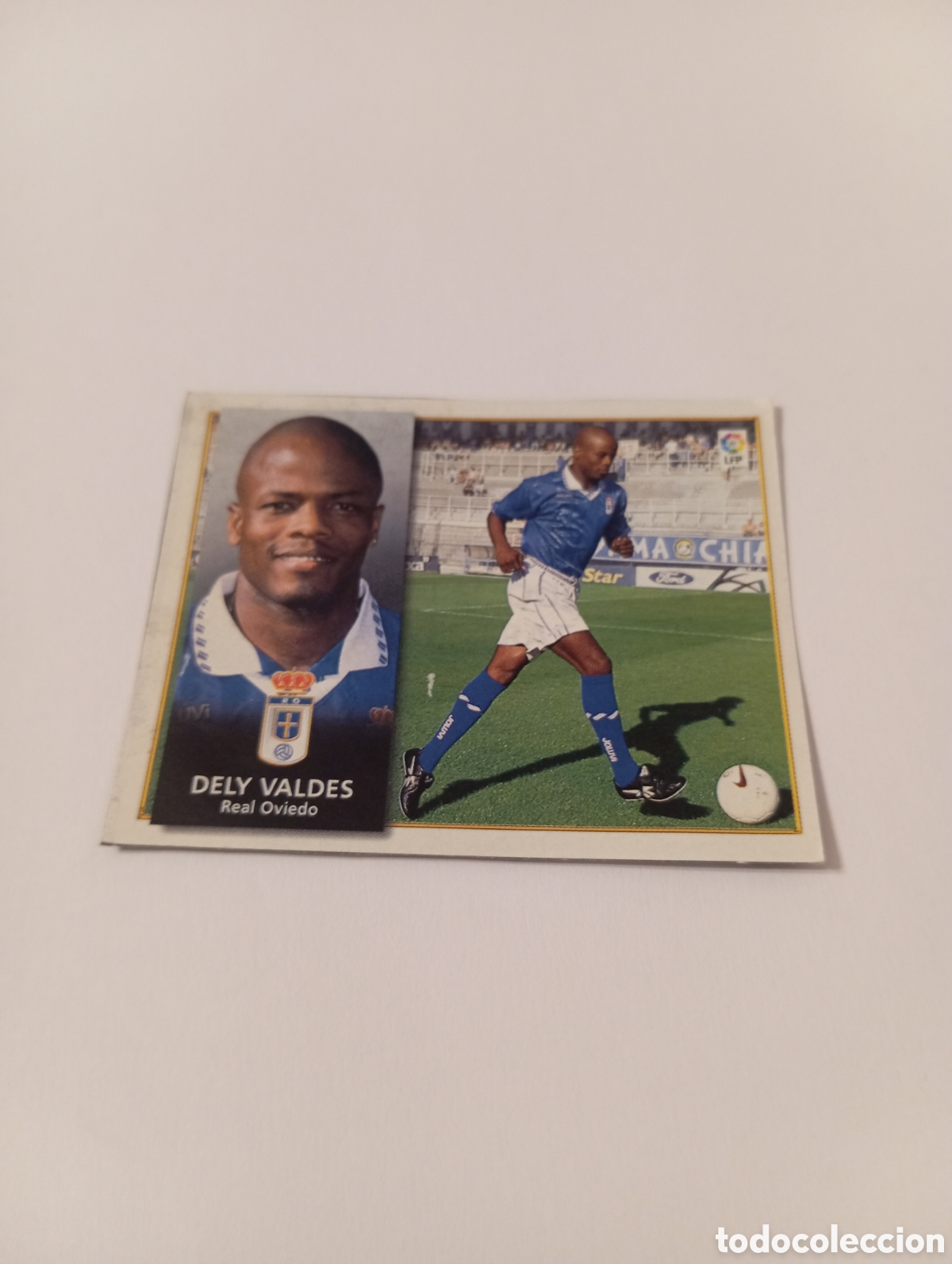 Cromos de F&uacute;tbol: DELY VALD&Eacute;S Oviedo Liga Este 1998 1999 recortado 98 99