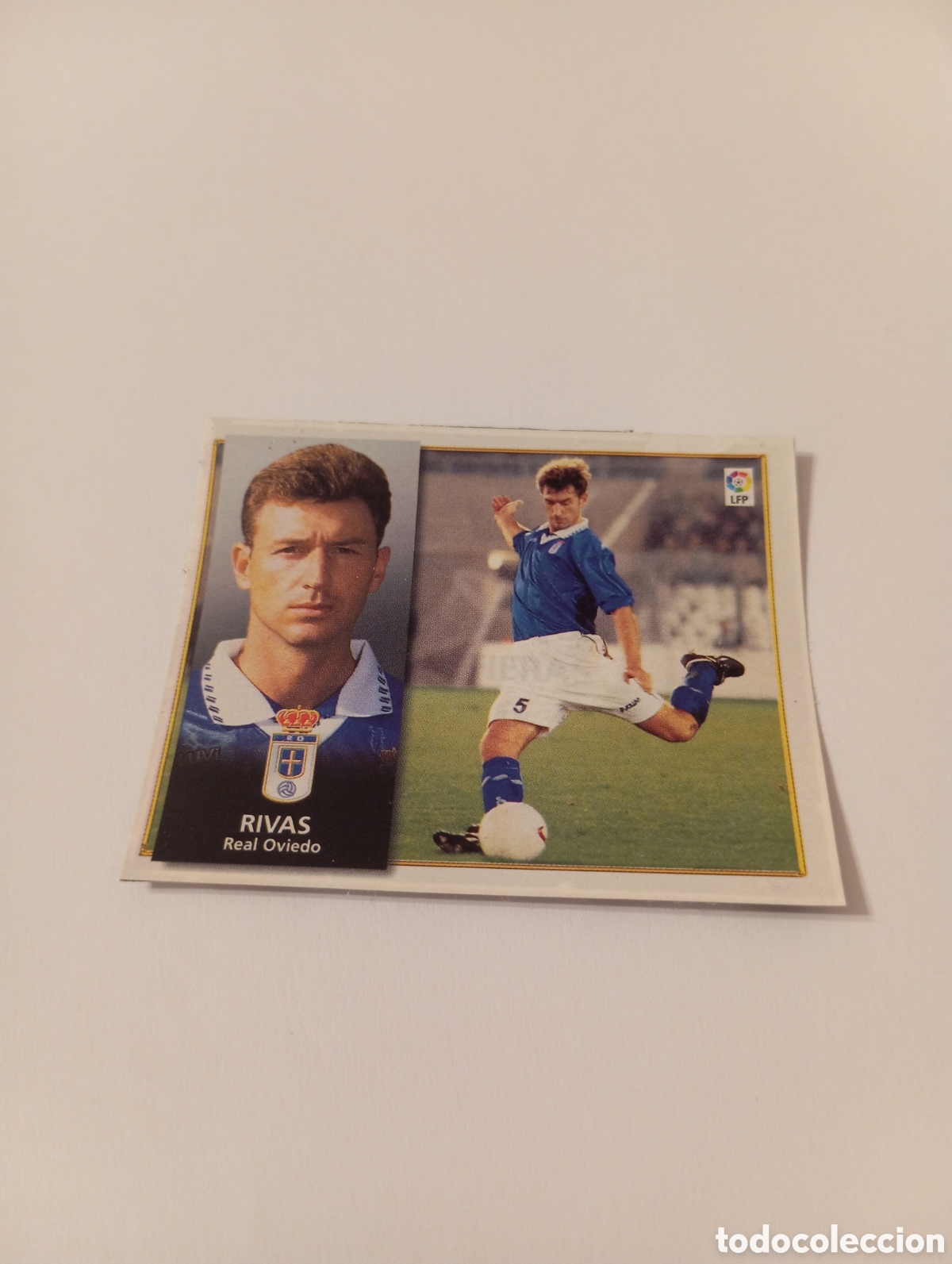 Cromos de F&uacute;tbol: RIVAS Oviedo Liga Este 1998 1999 recortado 98 99