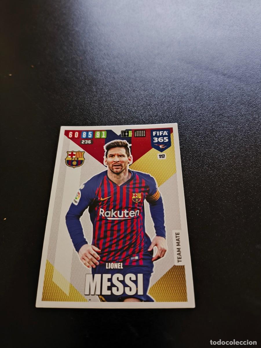 Cromos de F&uacute;tbol: 117 LIONEL MESSI BARCELONA ADRENALYN PANINI FIFA 365 2019 2020 19 20 NO LIGA ESTE MEGACRACKS