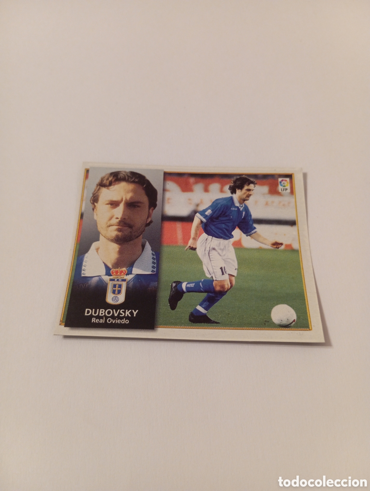 Cromos de F&uacute;tbol: DUBOVSKY Oviedo Liga Este 1998 1999 recortado 98 99