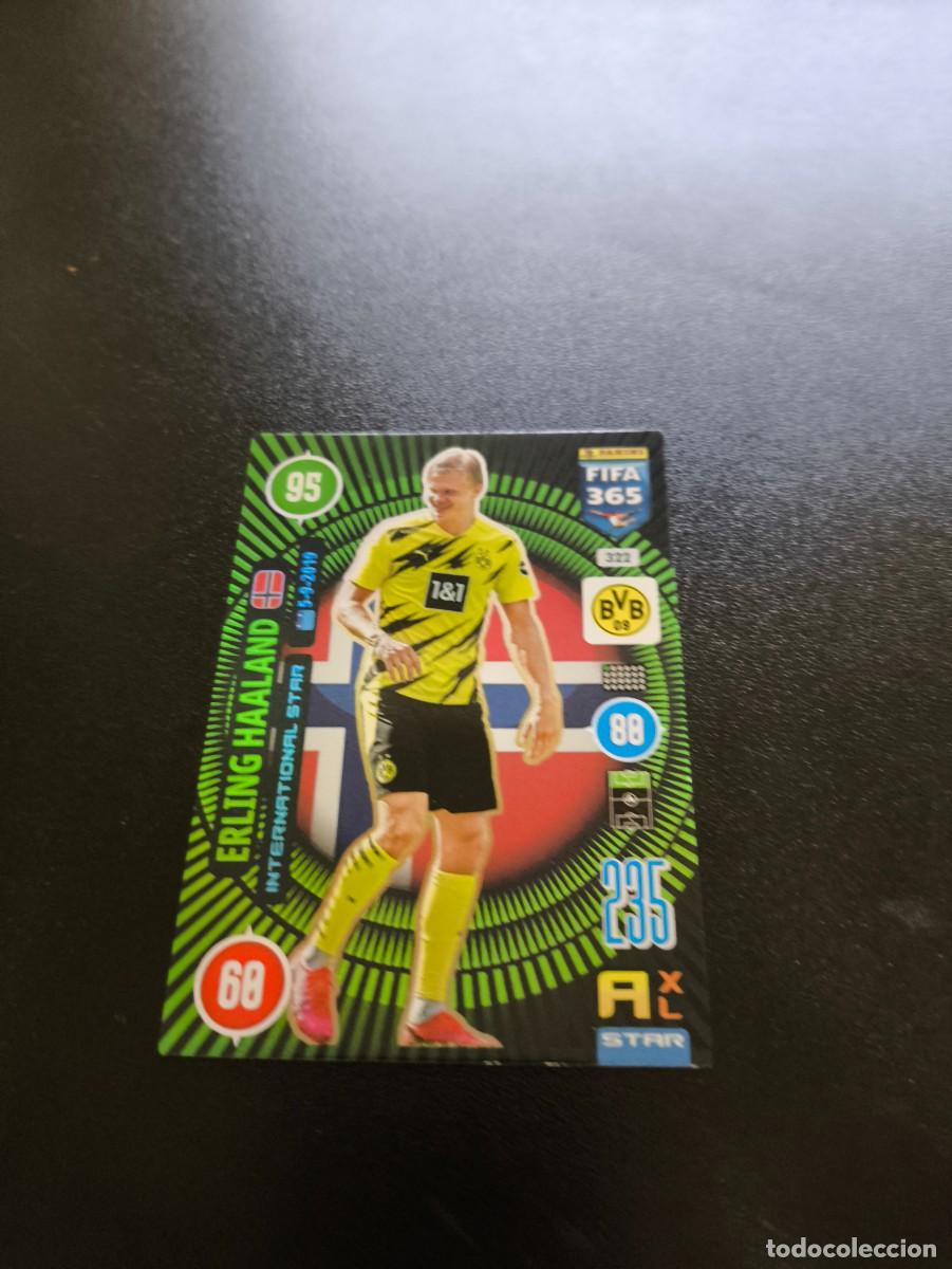 Cromos de F&uacute;tbol: ERLING HAALAND FIFA 365 ADRENALYN 2020 2021 20 21 ALBUM PANINI LIGA 322 BORUSSIA DORTMUND