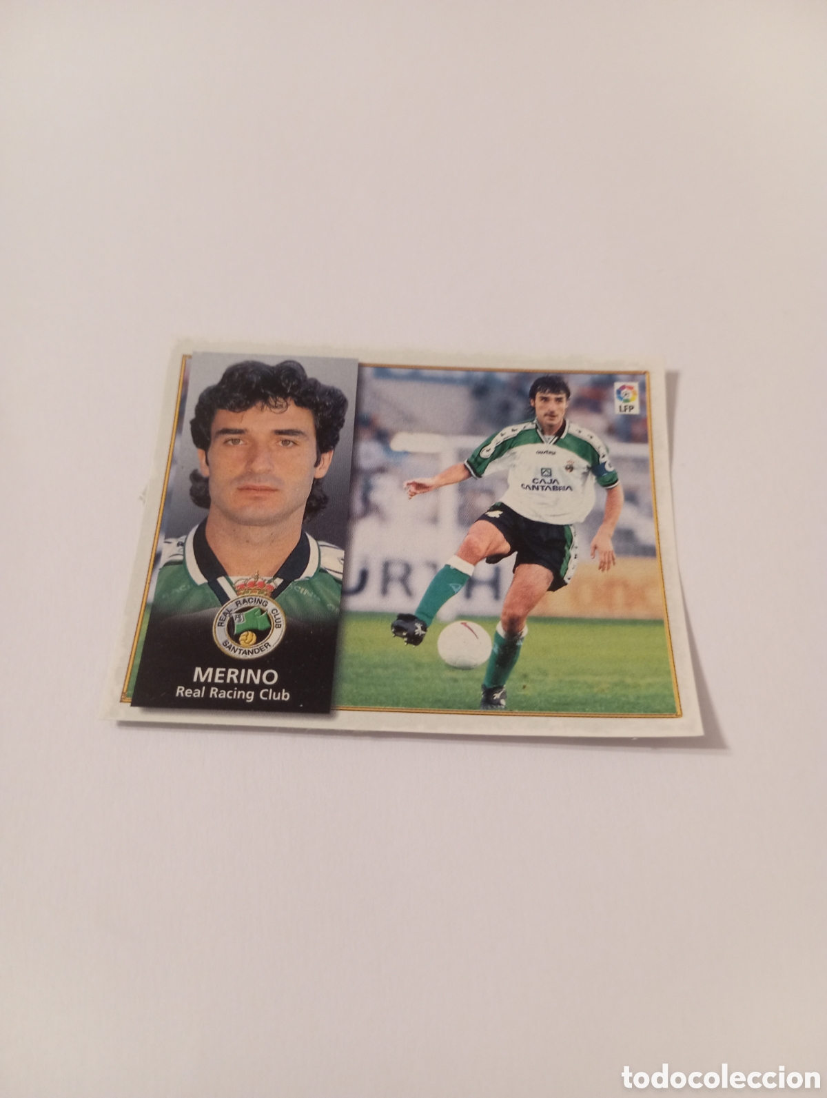 Cromos de F&uacute;tbol: MERINO Racing Liga Este 1998 1999 recortado 98 99