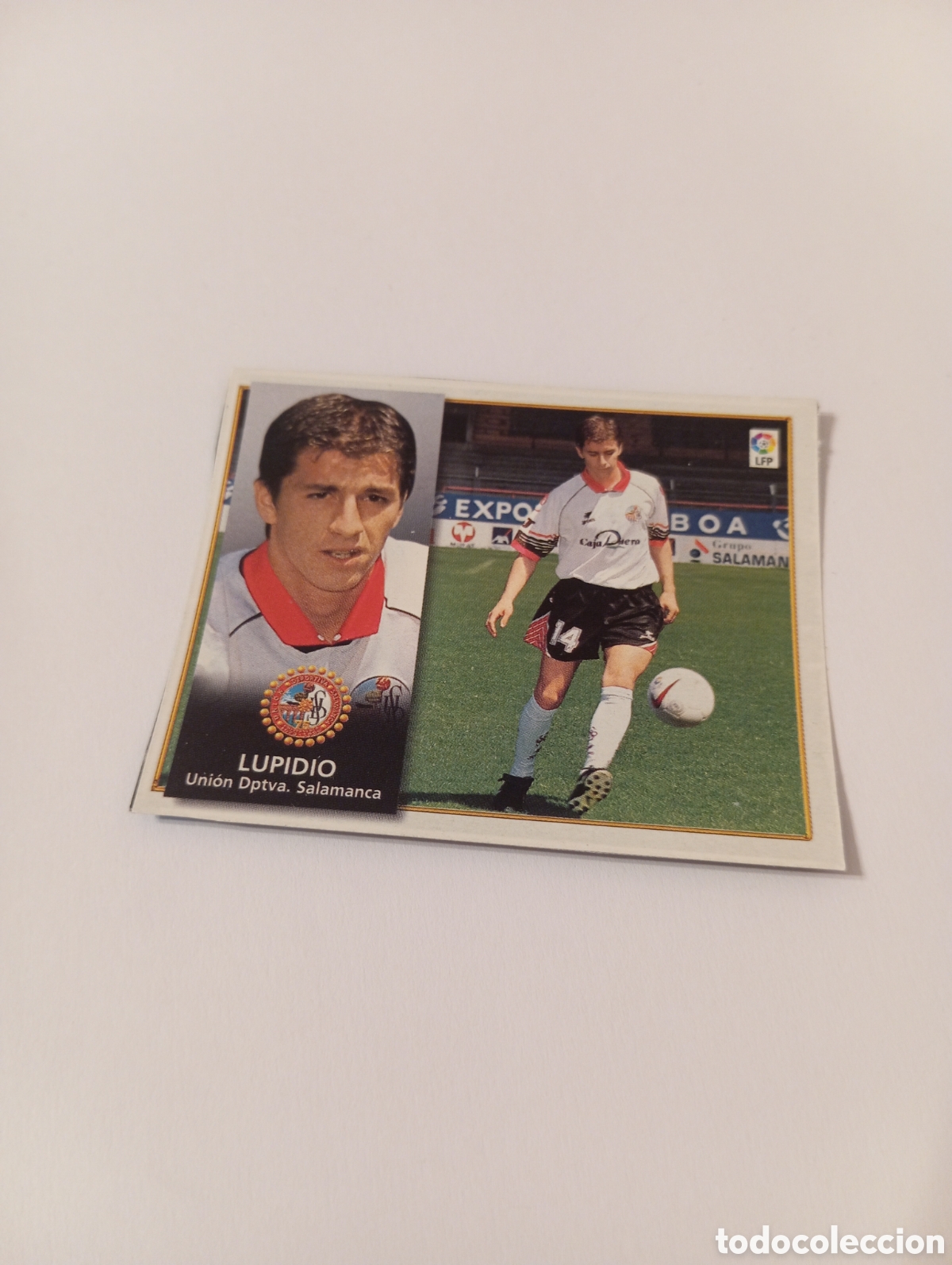 Cromos de F&uacute;tbol: LUPIDIO Salamanca Liga Este 1998 1999 recortado 98 99