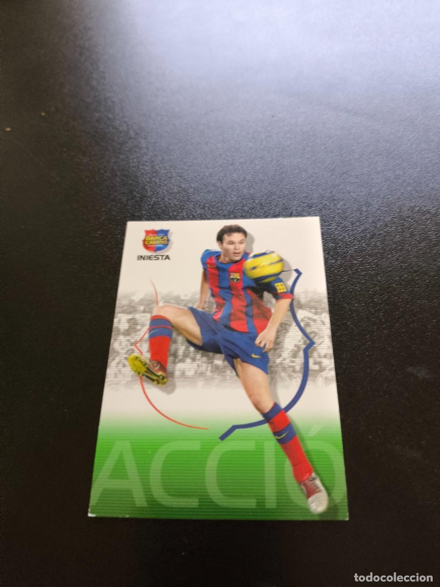 Cromos de F&uacute;tbol: INIESTA 60 F. C. BARCELONA PANINI BAR&Ccedil;A CAMPIO MEGACRACKS 2004/05NO LIGA ESTE MEGACRACKS