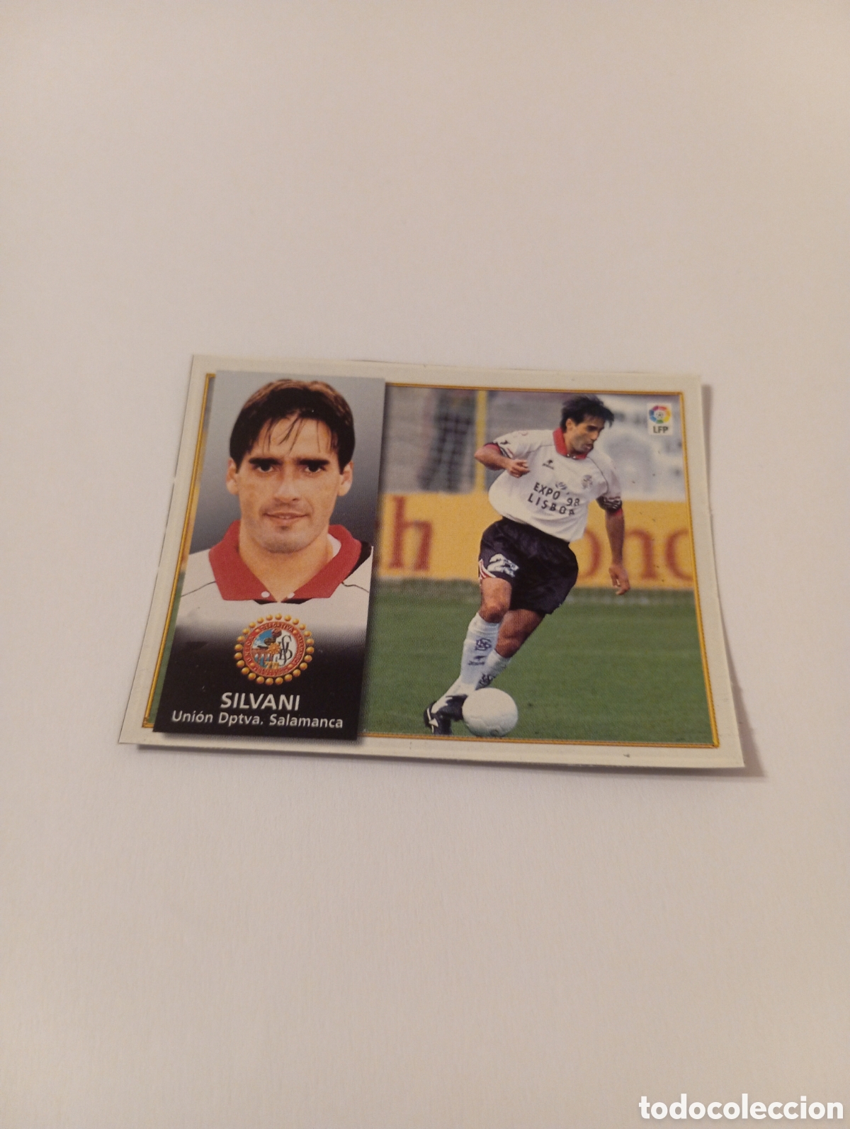 Cromos de F&uacute;tbol: SILVANI Salamanca Liga Este 1998 1999 recortado 98 99