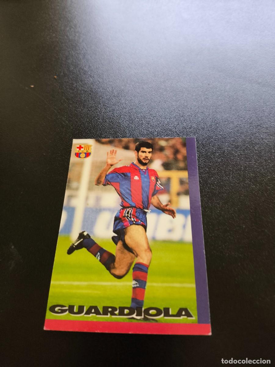 Cromos de F&uacute;tbol: COLECCI&Oacute;N OFICIAL FC BARCELONA 1996 1997 96 97 PANINI PEP GUARDIOLA N&ordm; 64 LIGA BAR&Ccedil;A NO ESTE