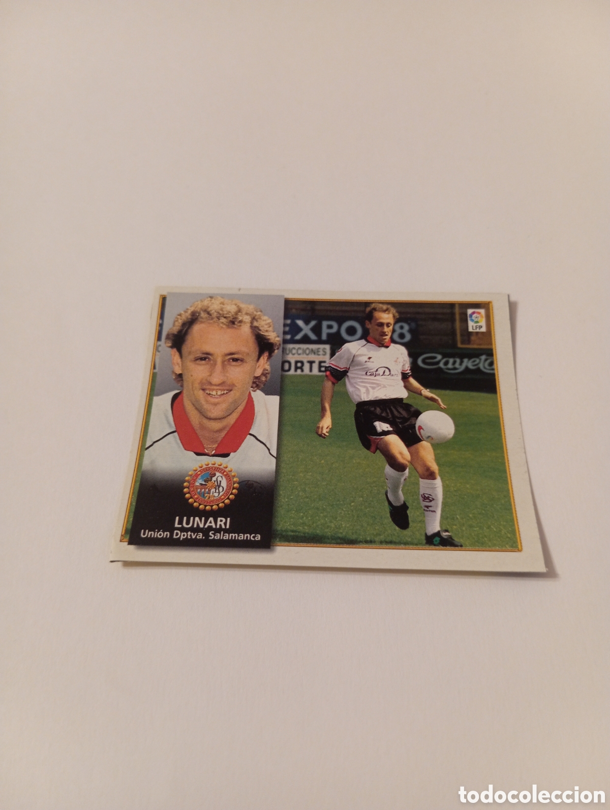 Cromos de F&uacute;tbol: LUNARI Salamanca Liga Este 1998 1999 recortado 98 99