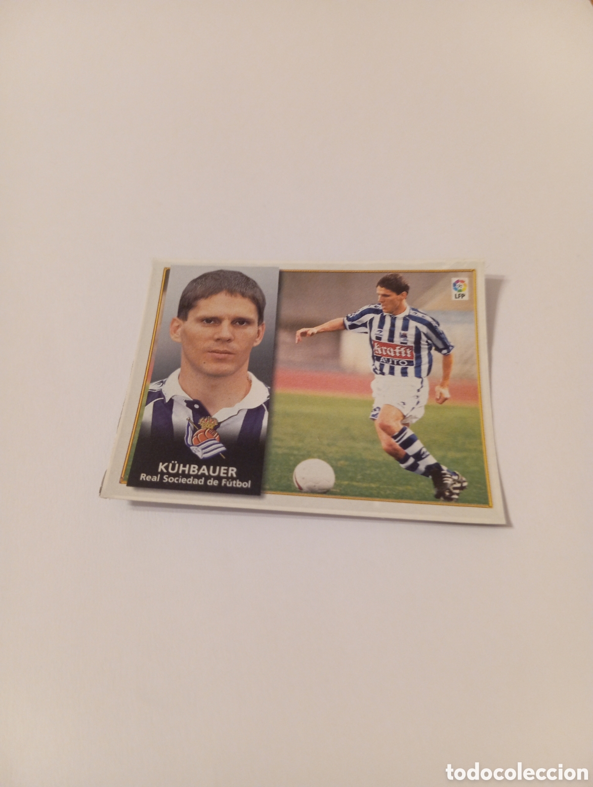 Cromos de F&uacute;tbol: KUHBAUER Real Sociedad Liga Este 1998 1999 recortado 98 99