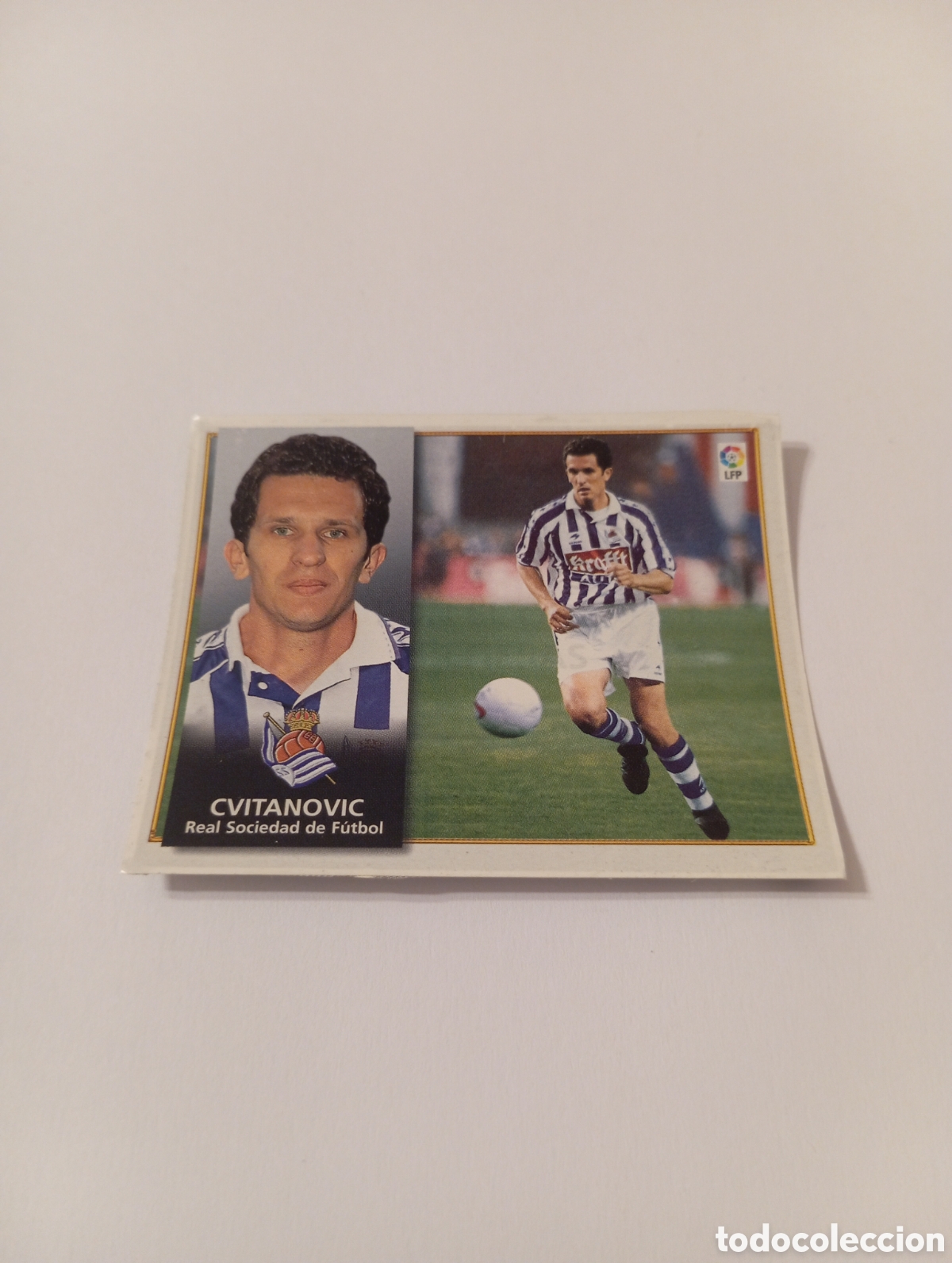 Cromos de F&uacute;tbol: CVITANOVIC KUHBAUER Real Sociedad Liga Este 1998 1999 recortado 98 99