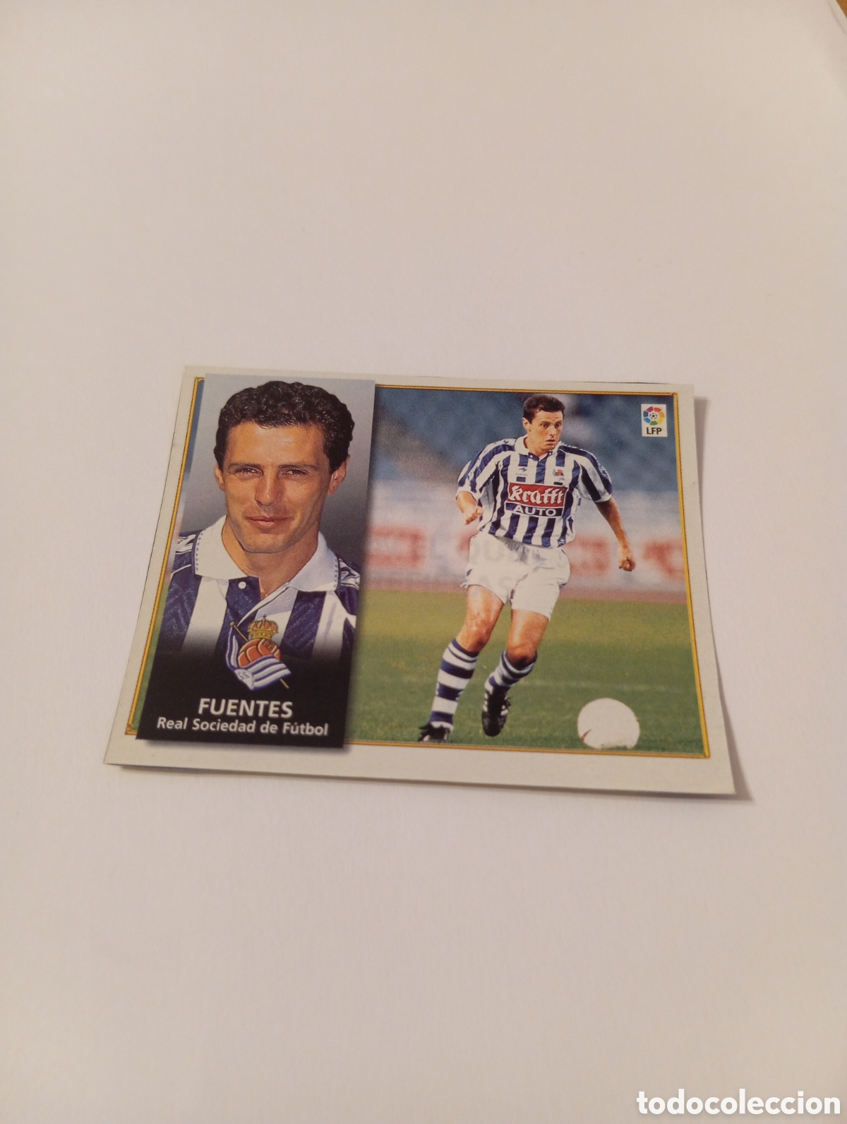 Cromos de F&uacute;tbol: FUENTES Real Sociedad Liga Este 1998 1999 recortado 98 99
