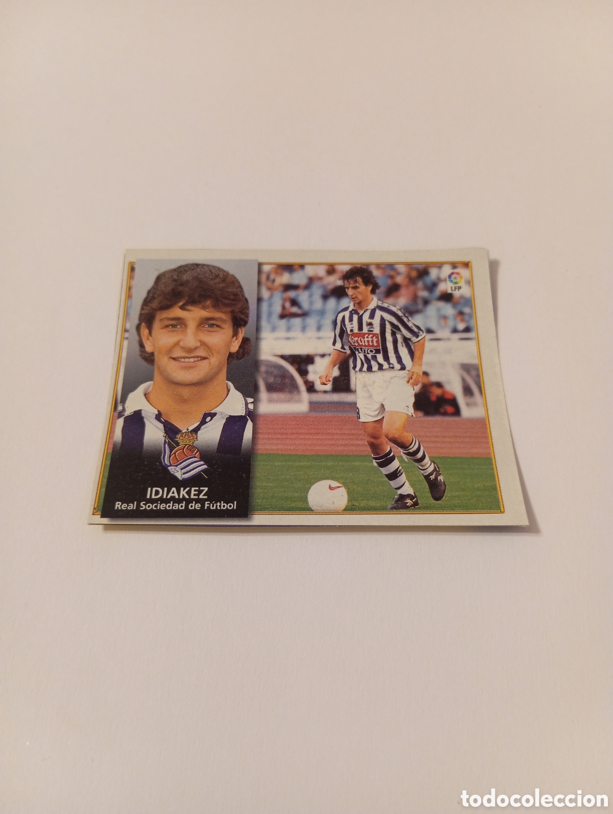 Cromos de F&uacute;tbol: IDIAKEZ Real Sociedad Liga Este 1998 1999 recortado 98 99