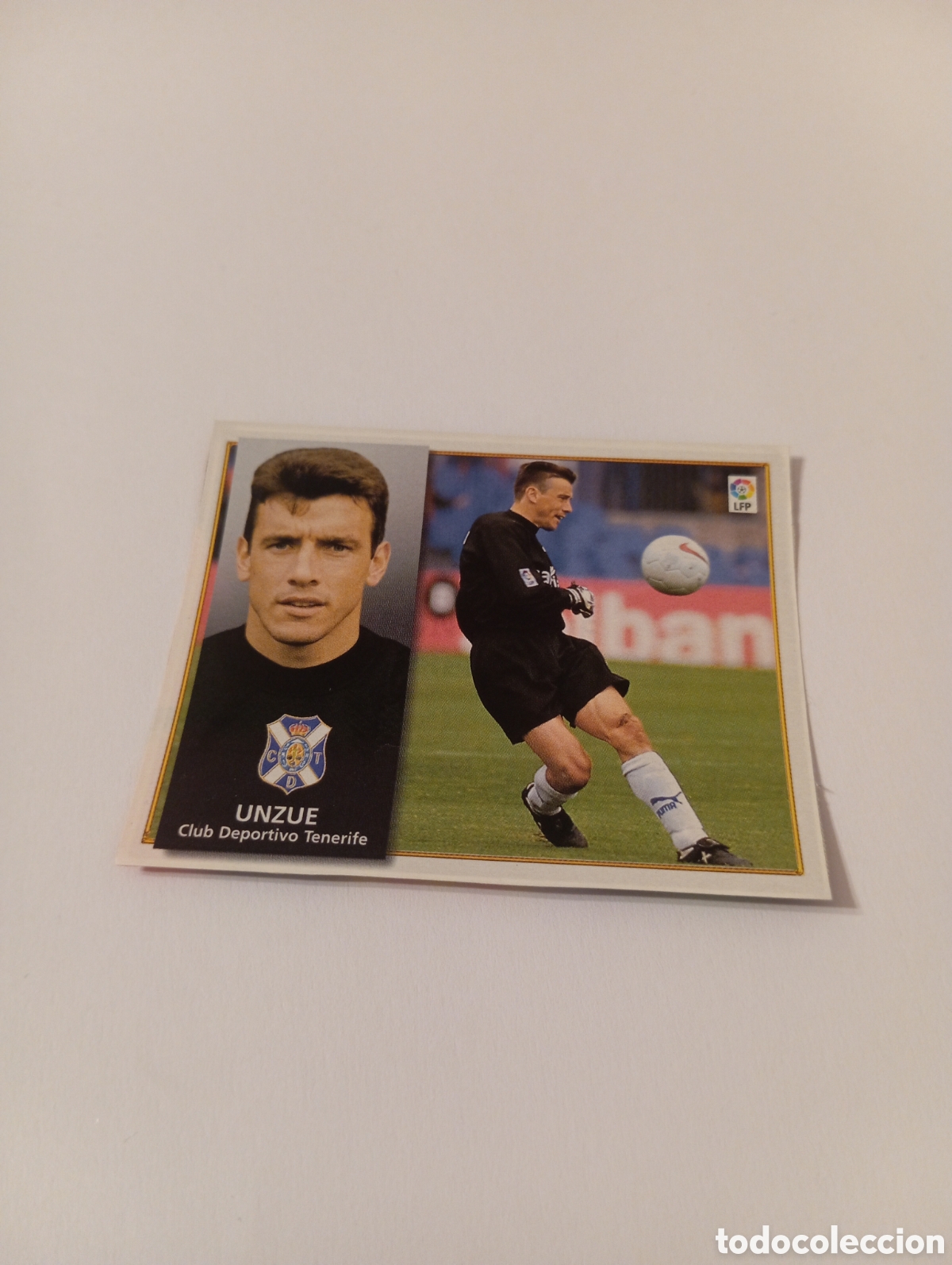 Cromos de F&uacute;tbol: UNZUE Tenerife Liga Este 1998 1999 recortado 98 99