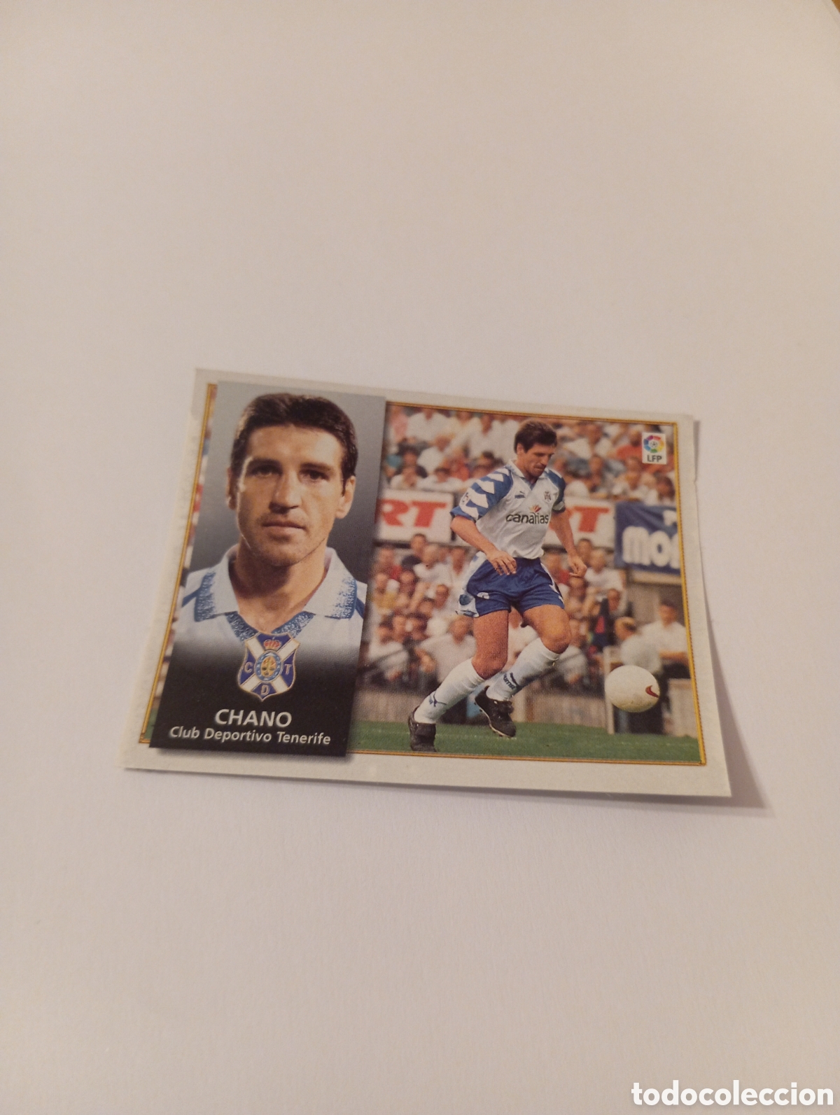 Cromos de F&uacute;tbol: CHANO Tenerife Liga Este 1998 1999 recortado 98 99