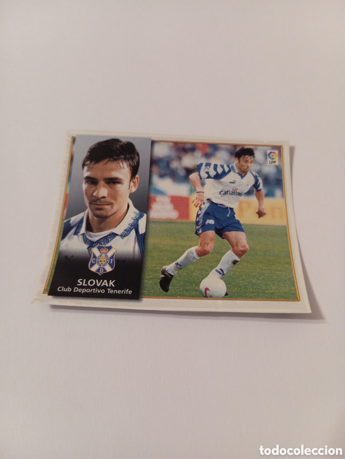 Cromos de F&uacute;tbol: SLOVAK Tenerife Liga Este 1998 1999 recortado 98 99