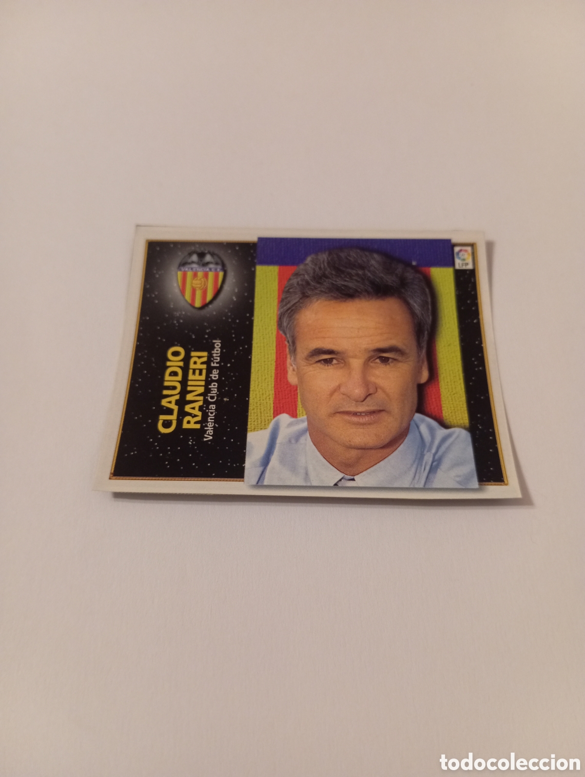 Cromos de F&uacute;tbol: ENTRENADOR CLAUDIO RANIERI Valencia Liga Este 1998 1999 recortado 98 99