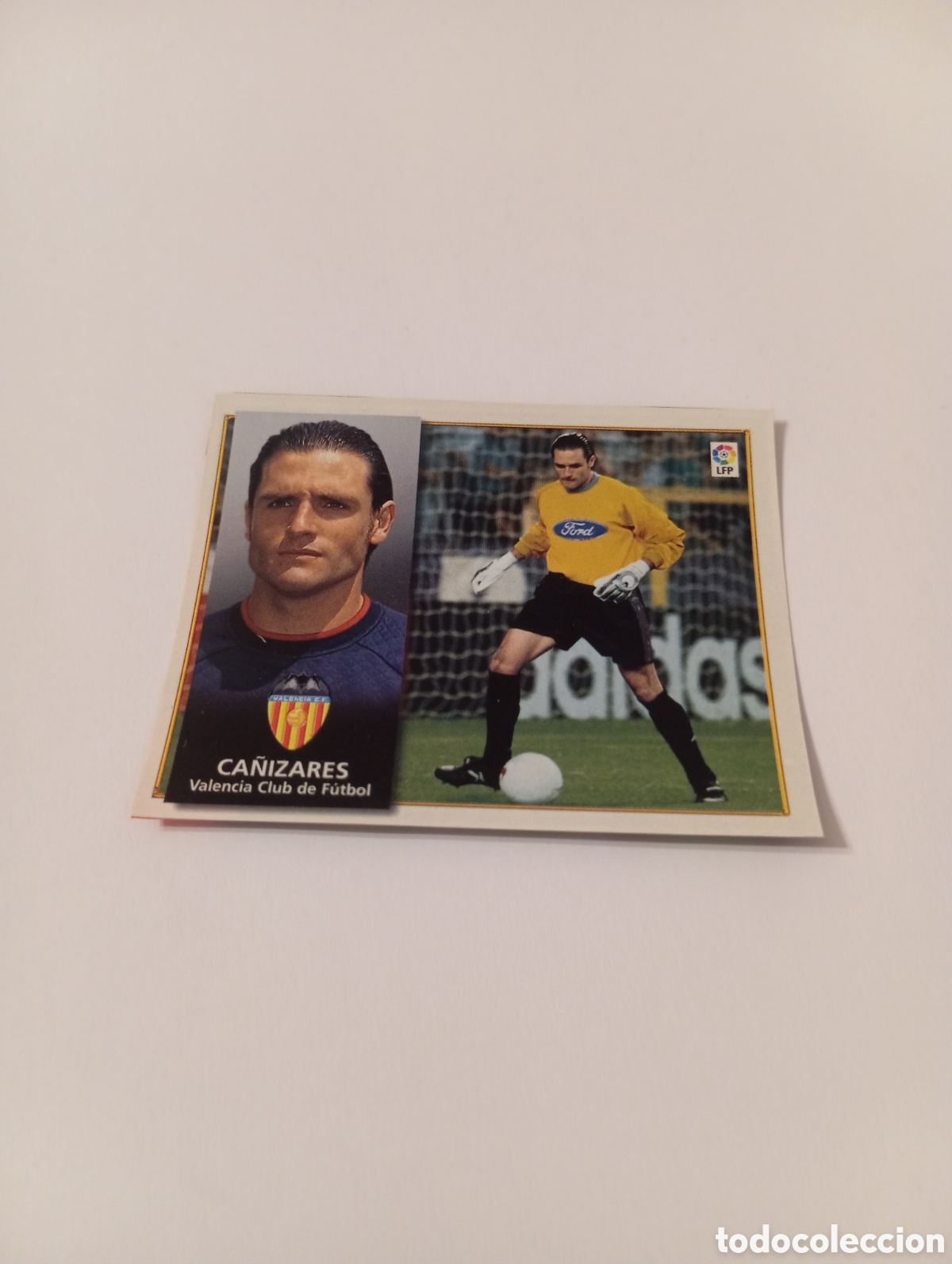 Cromos de F&uacute;tbol: CA&Ntilde;IZARES Valencia Liga Este 1998 1999 recortado 98 99